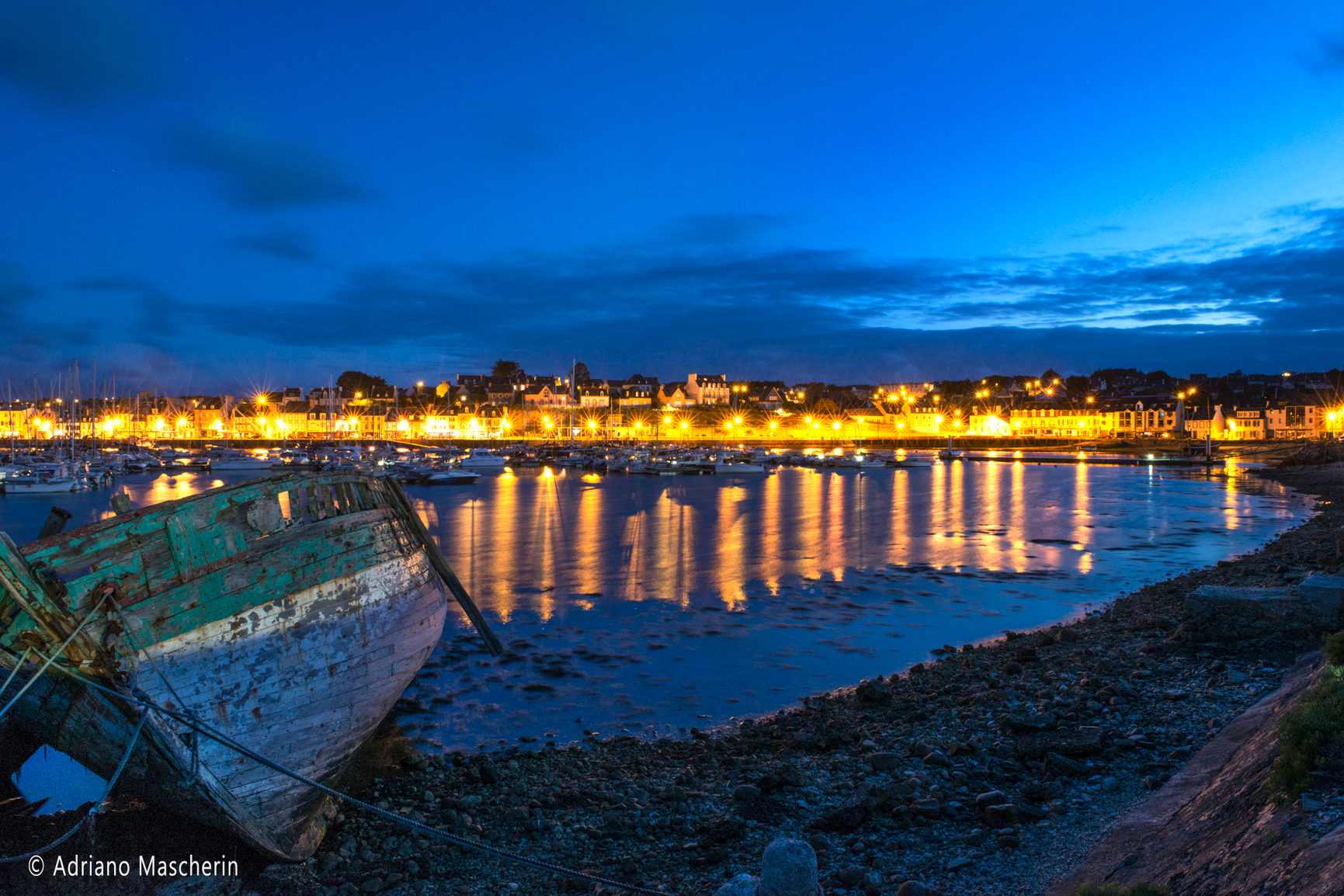 Camaeret su Mer - Notturno sul porto - Night on the port