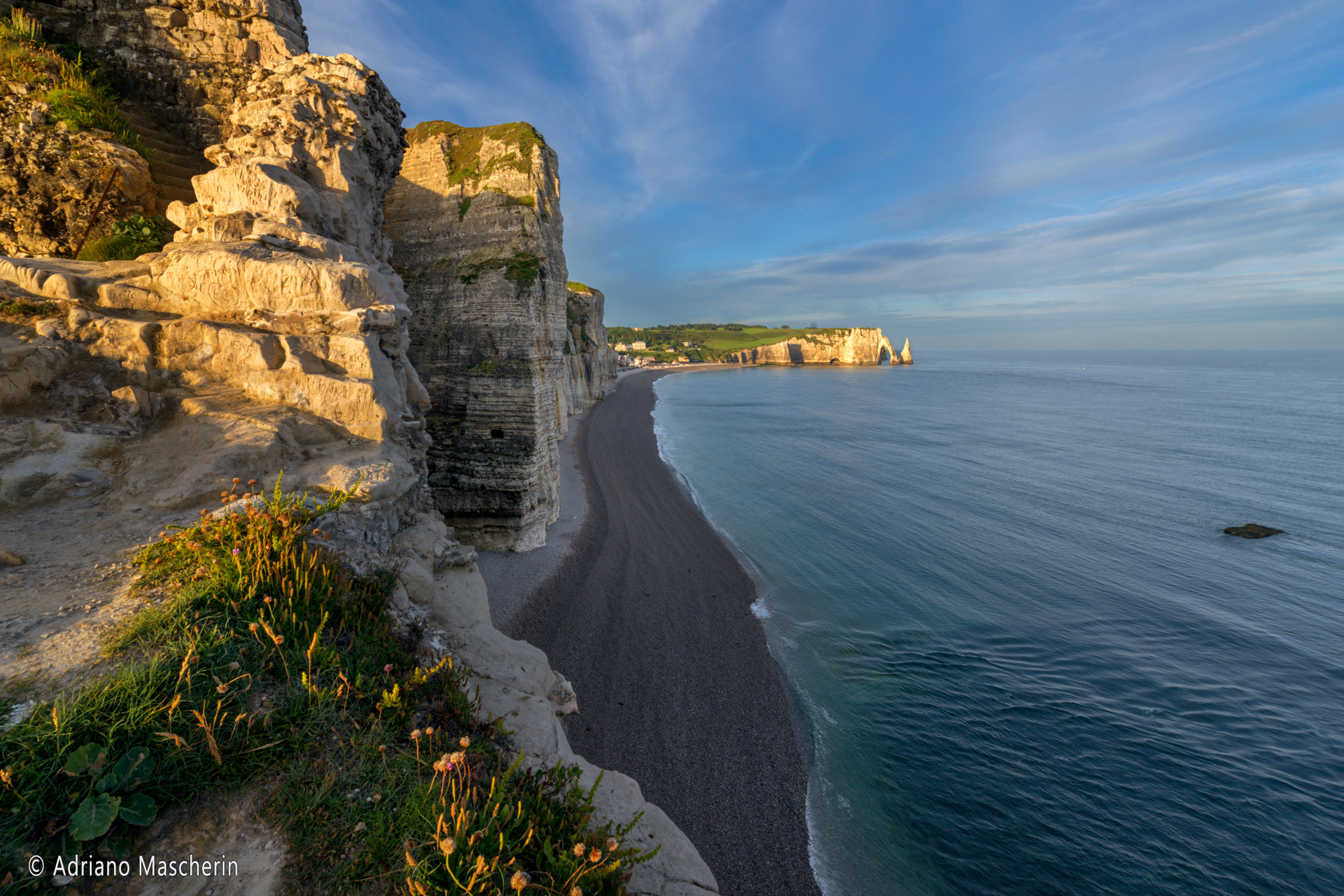 Etretat - Alba da falesia Amont - Sunrise from the Amont cliff