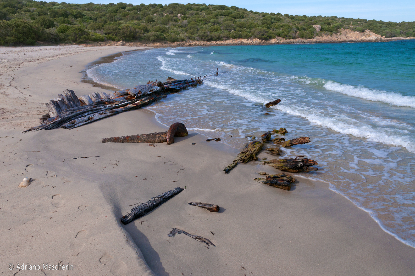 Caprera - Cala del Relitto - Relitto cove