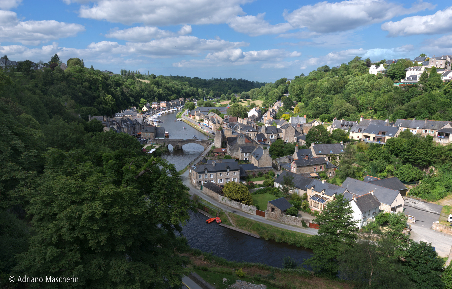 Dinan - Vecchio ponte sulla Rance - Old bridge over the Rance
