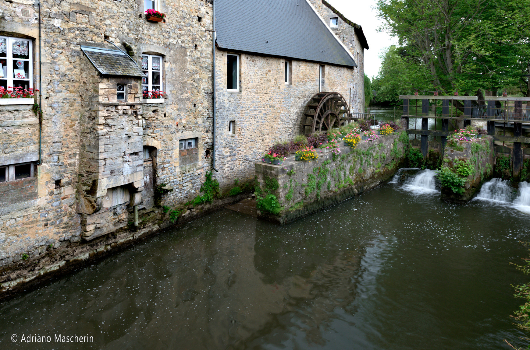 Bayeux - Mulino sul fiume l'Aure - Mill on the river Aure