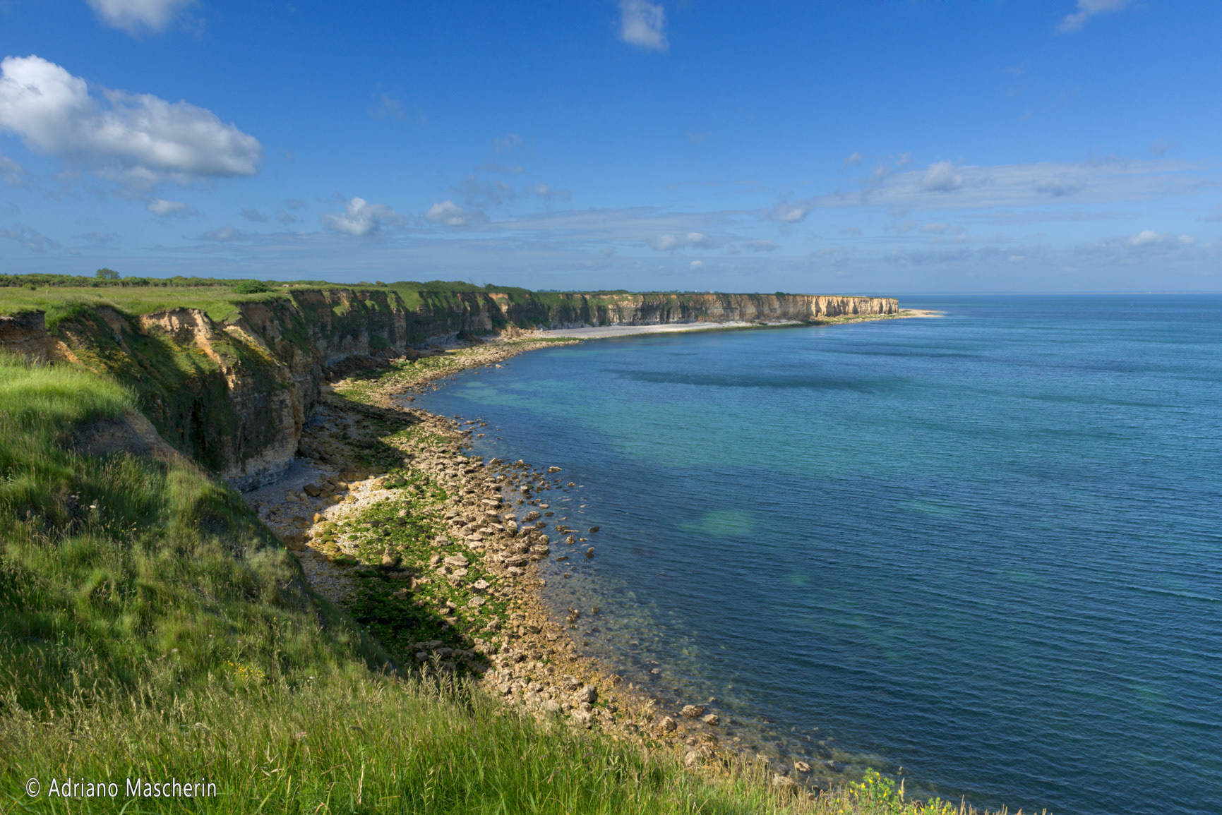 Pointe du Hoc scogliera