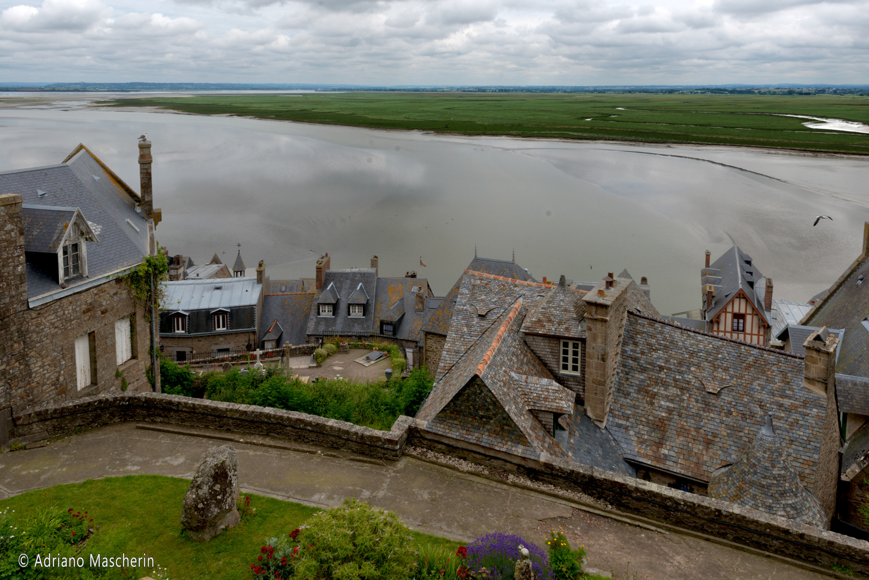 Mont St. Michel - vista dalla abbazia - view from the abbey