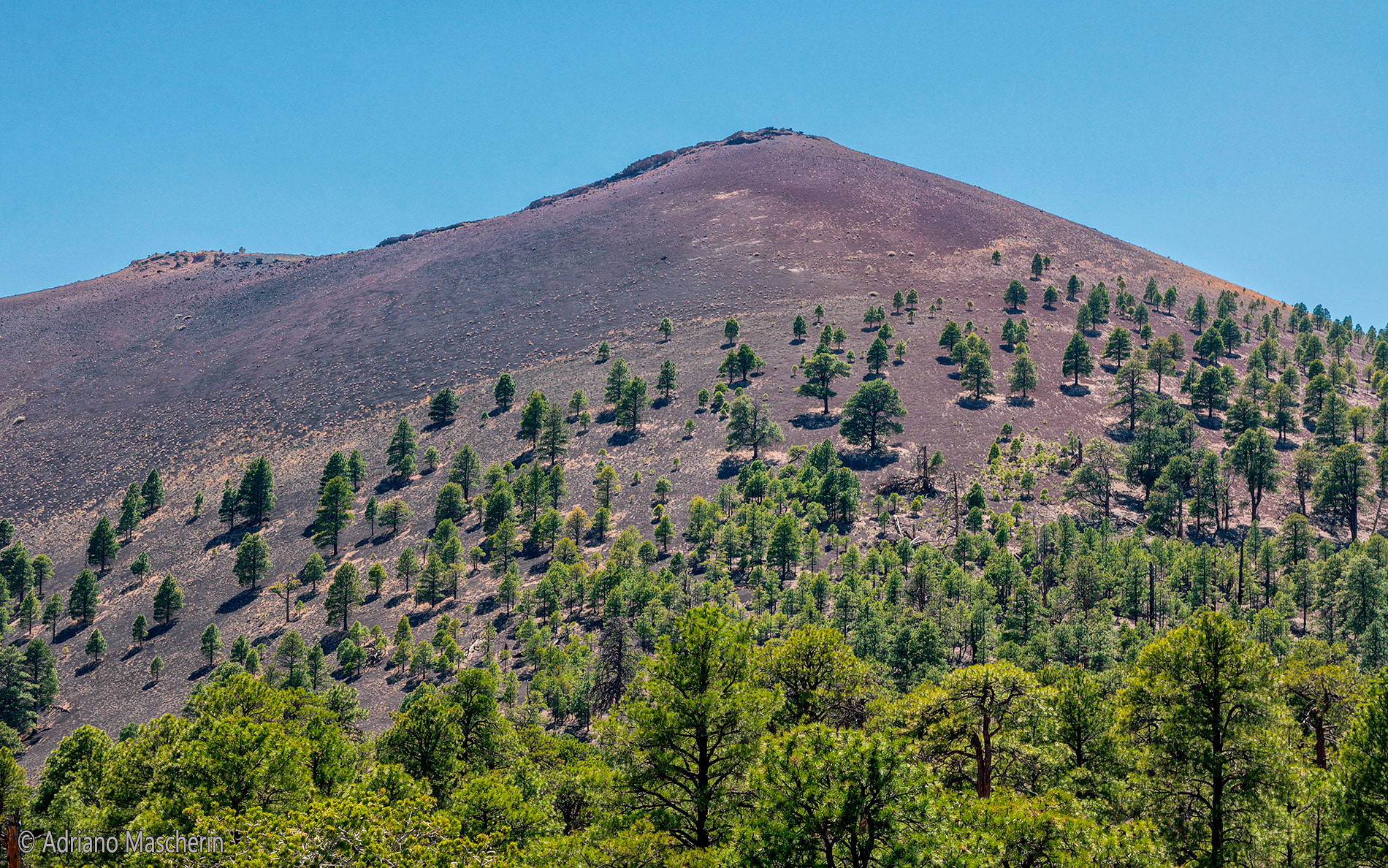 Sunset crater
