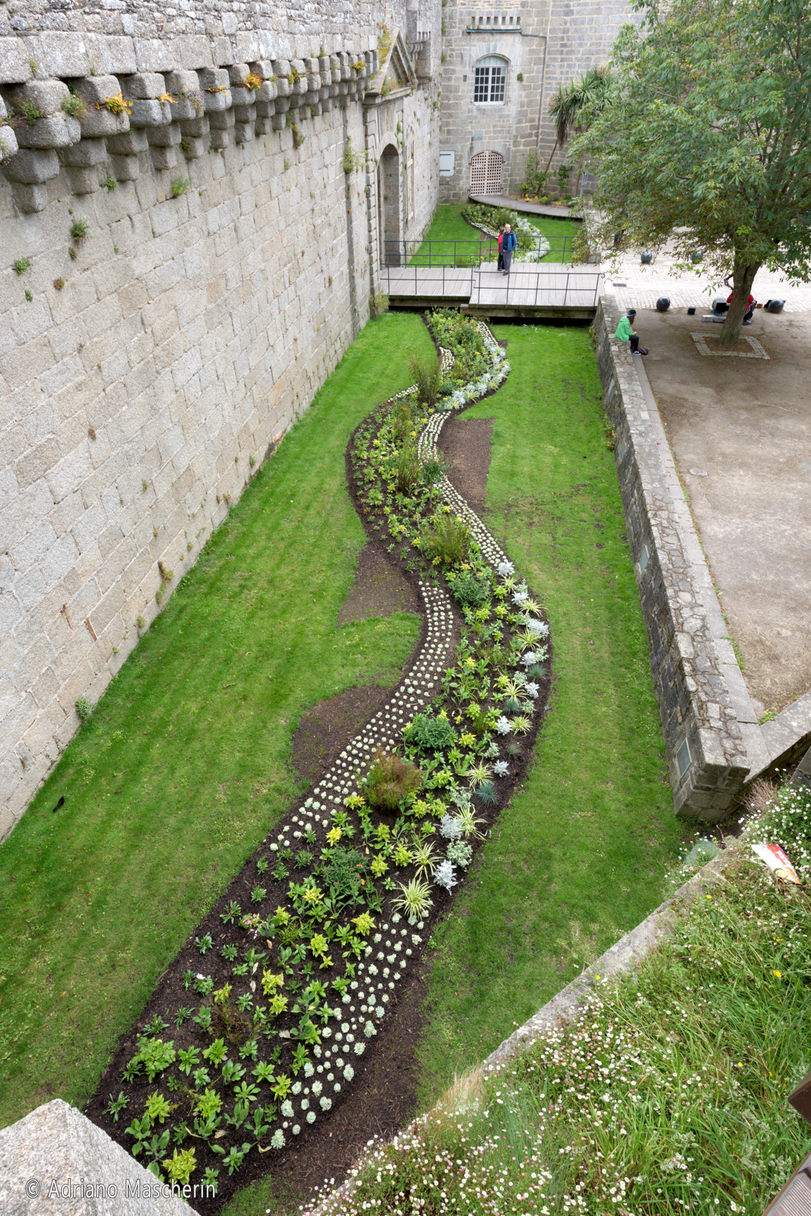 Concarneau - Giardino nella Ville Close - Garden in the Ville Close