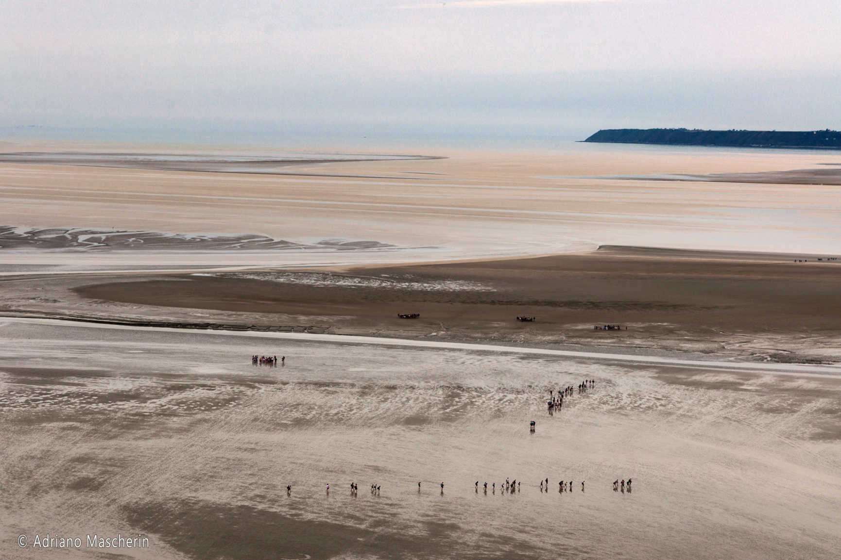 Mont St. Michel - Comitive sulla Bassa marea - Groups on low tide