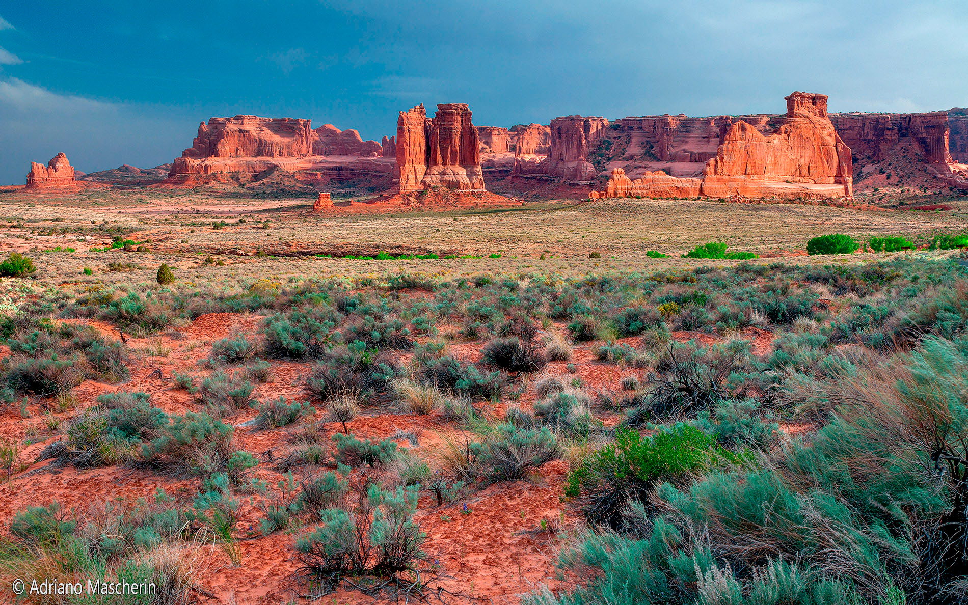 Courthouse Towers - Arches NP