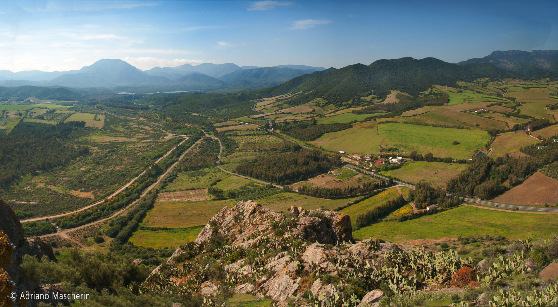 Siliqua - Vista dal Castello Acquafredda - View from the Acquafredda Castle