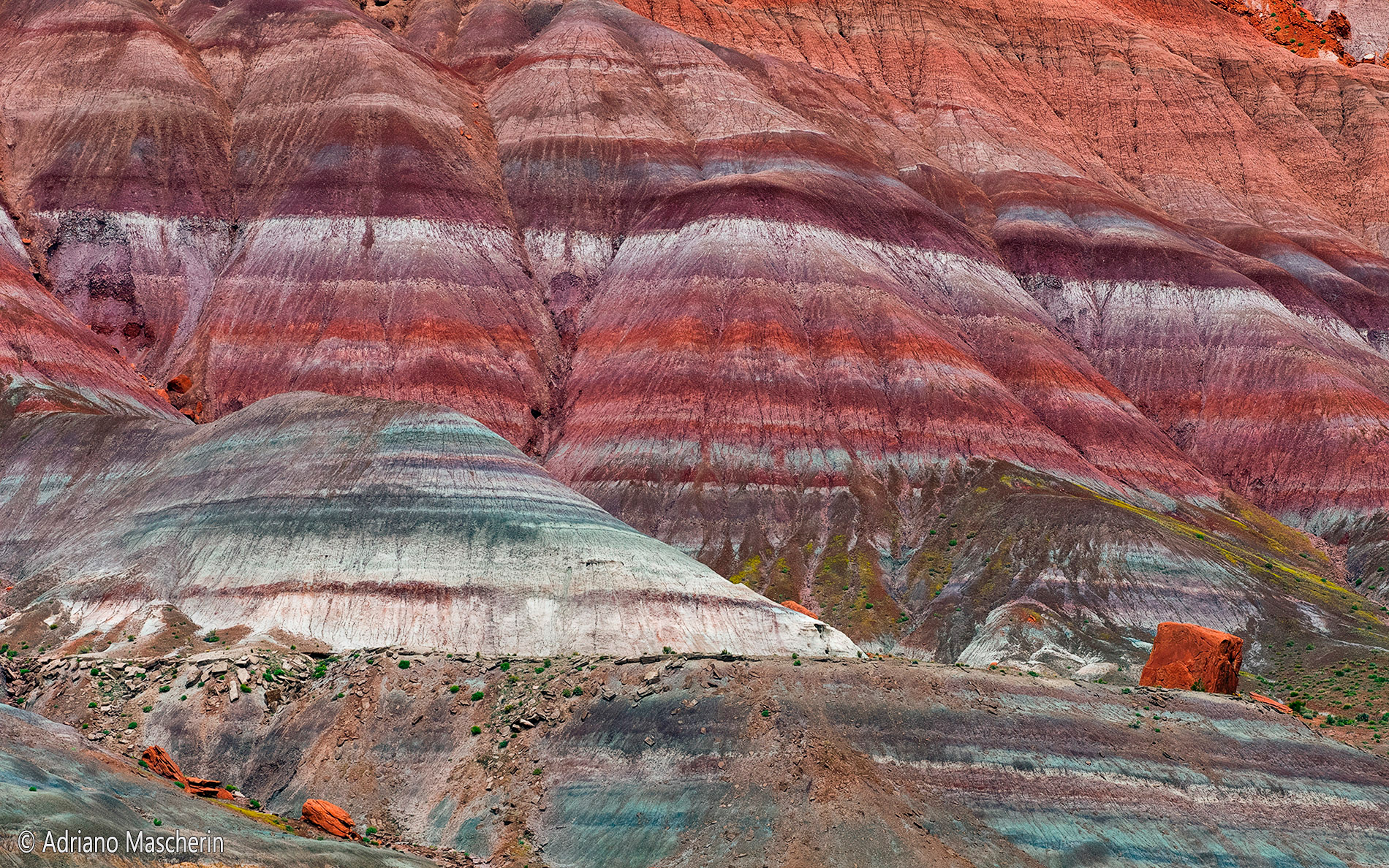 Colline striate - Striated hills - Old Paria Nord