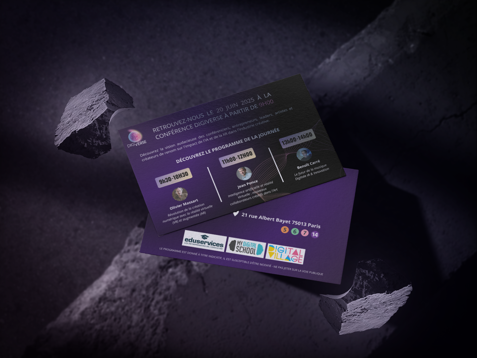 Flyers Conférence - Digiverse
