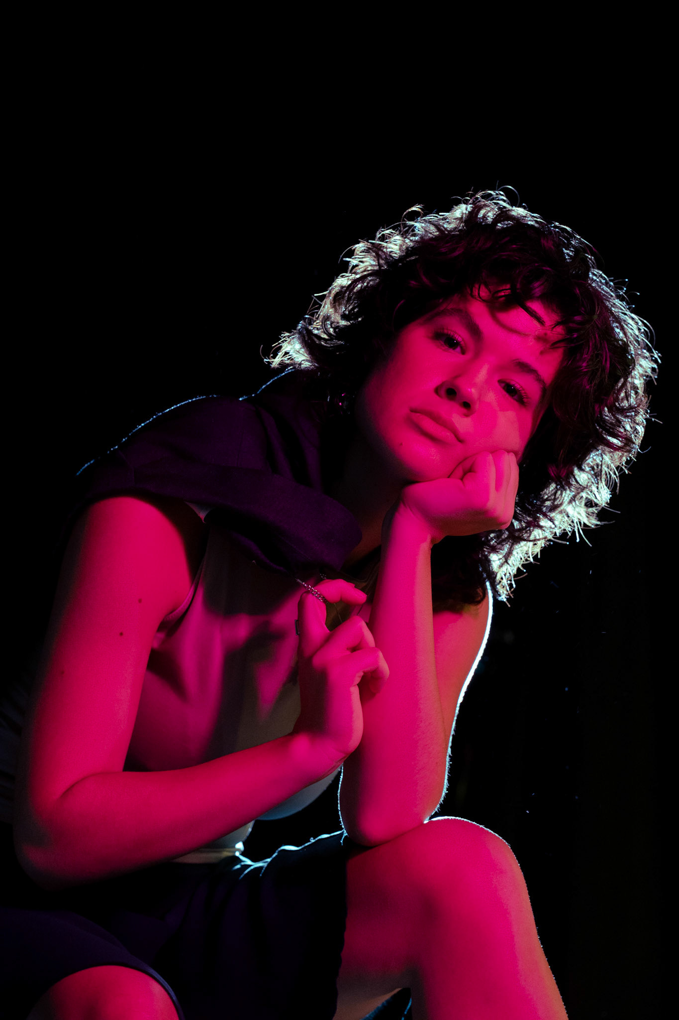 Ana Lacau poses in a studio in Austin, Texas on September 13th, 2023.