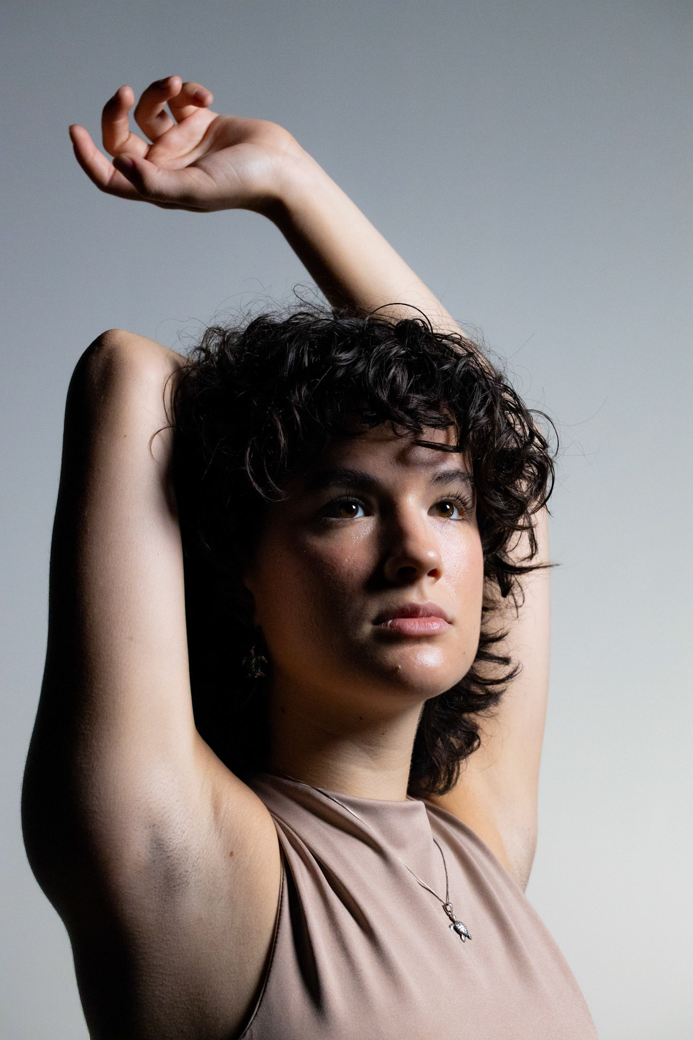 Ana Lacau poses in a studio in Austin, Texas on September 13th, 2023.