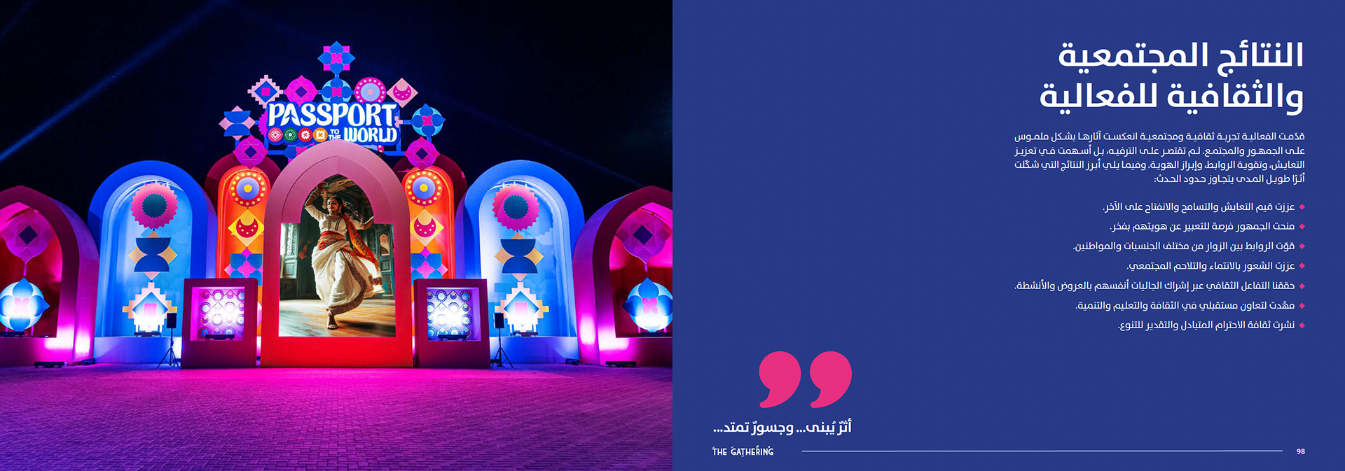 PAGES OF PASSPORT TO THE WORLD REPORT | ALKHOBAR