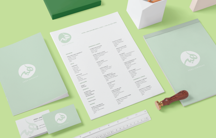 Heba Interior Design Brand Identity