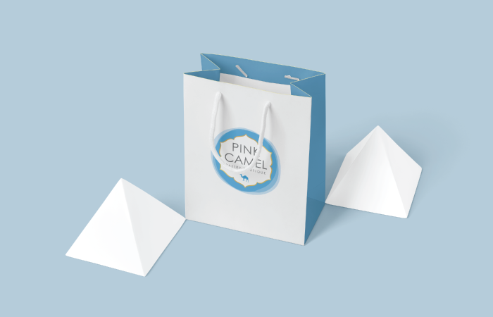 Pink Camel Pastry Boutique Identity Redesign