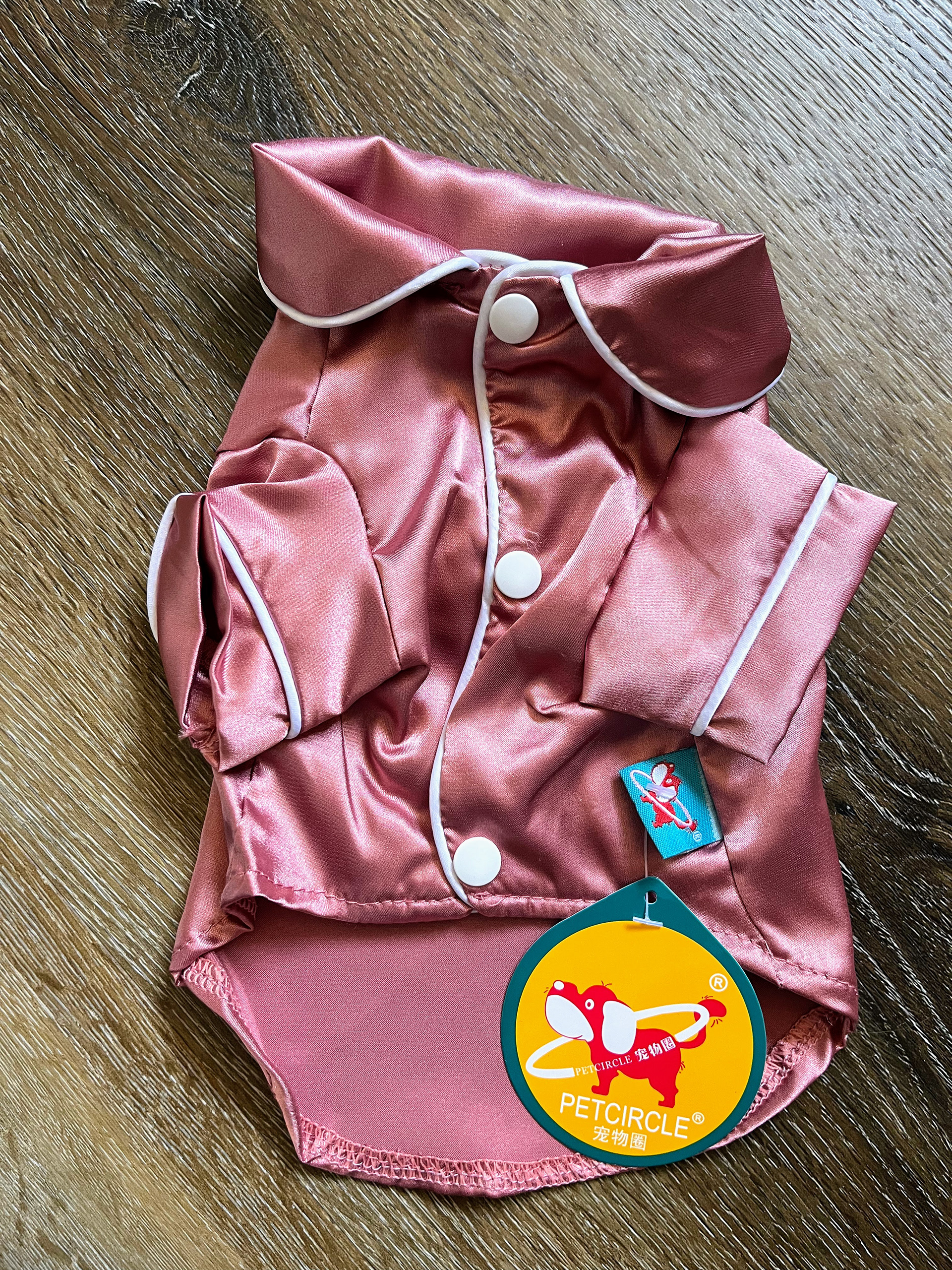 $5 Small pj satin shirt