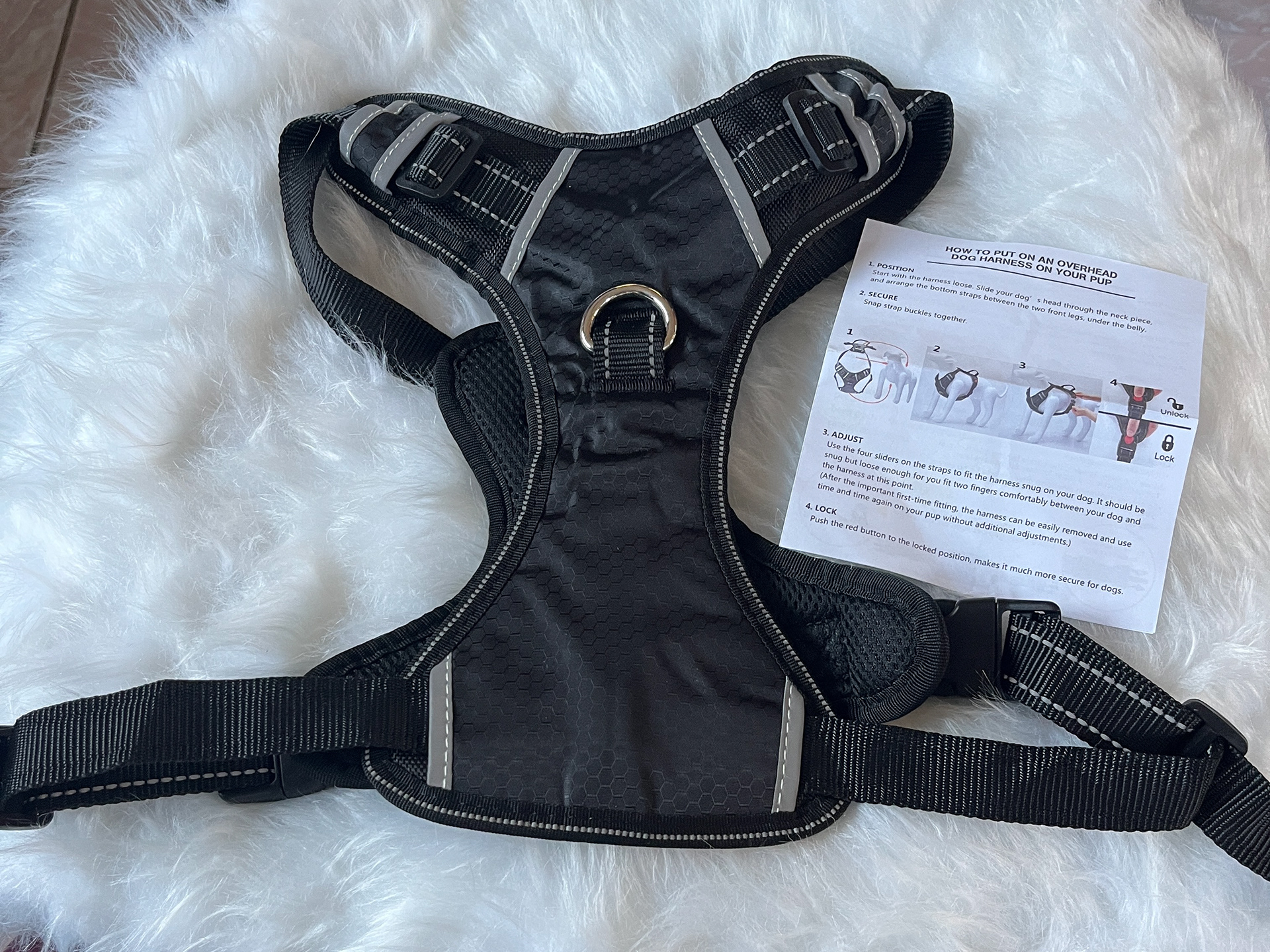 black Large harness $10