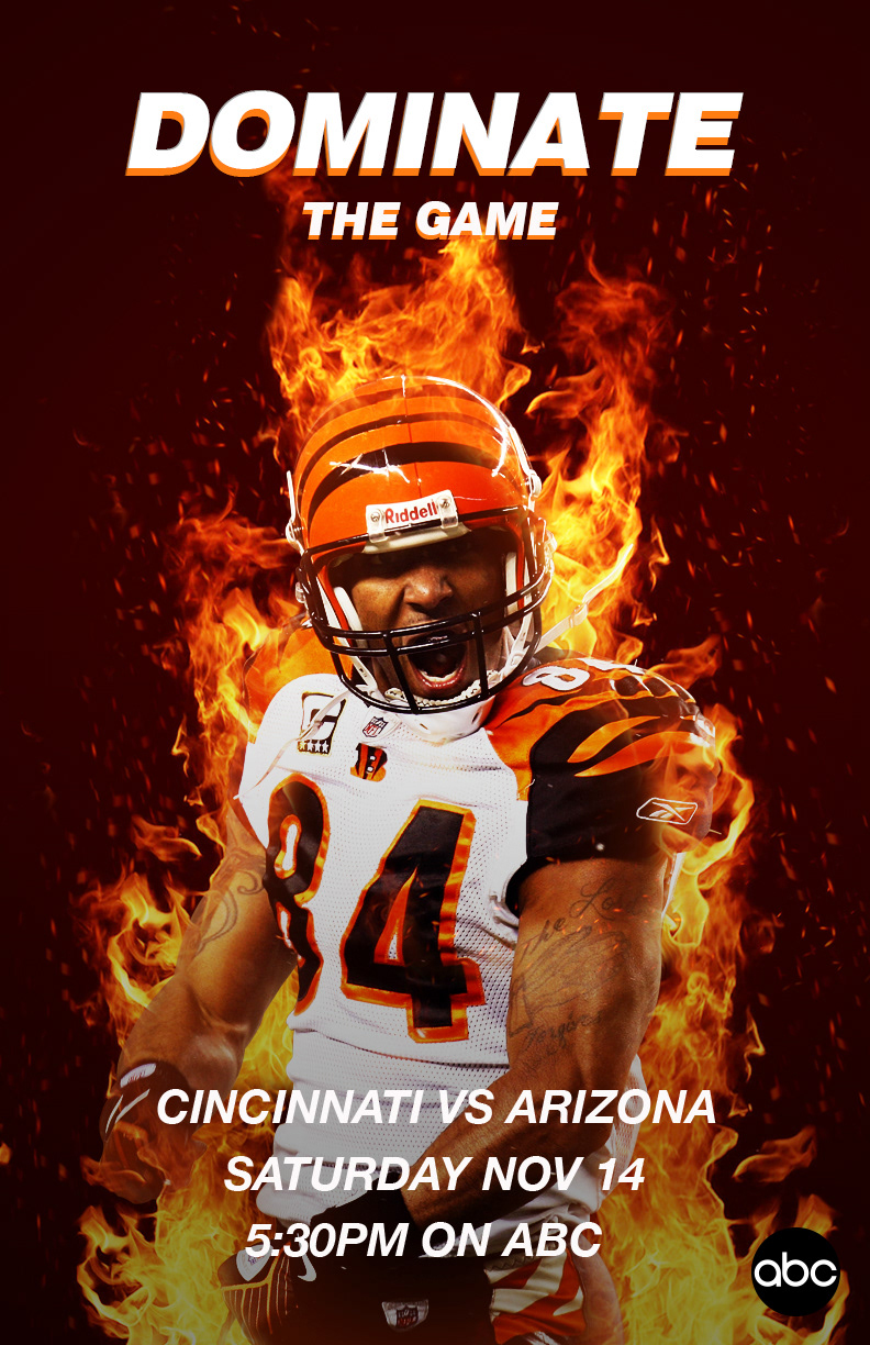 Football poster I made for a project.