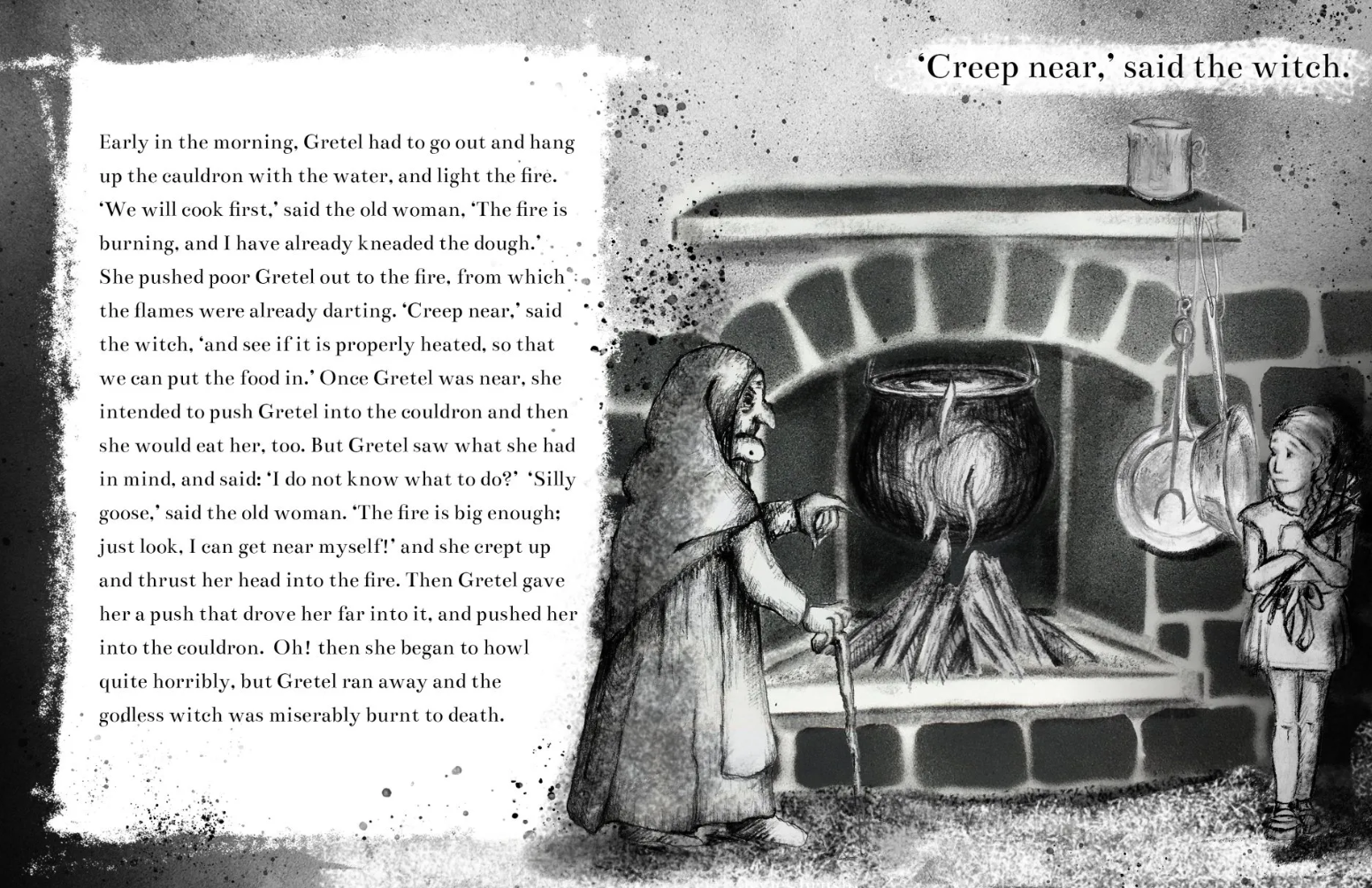 Elida Fidler Illustration Hansel and Gretel Book