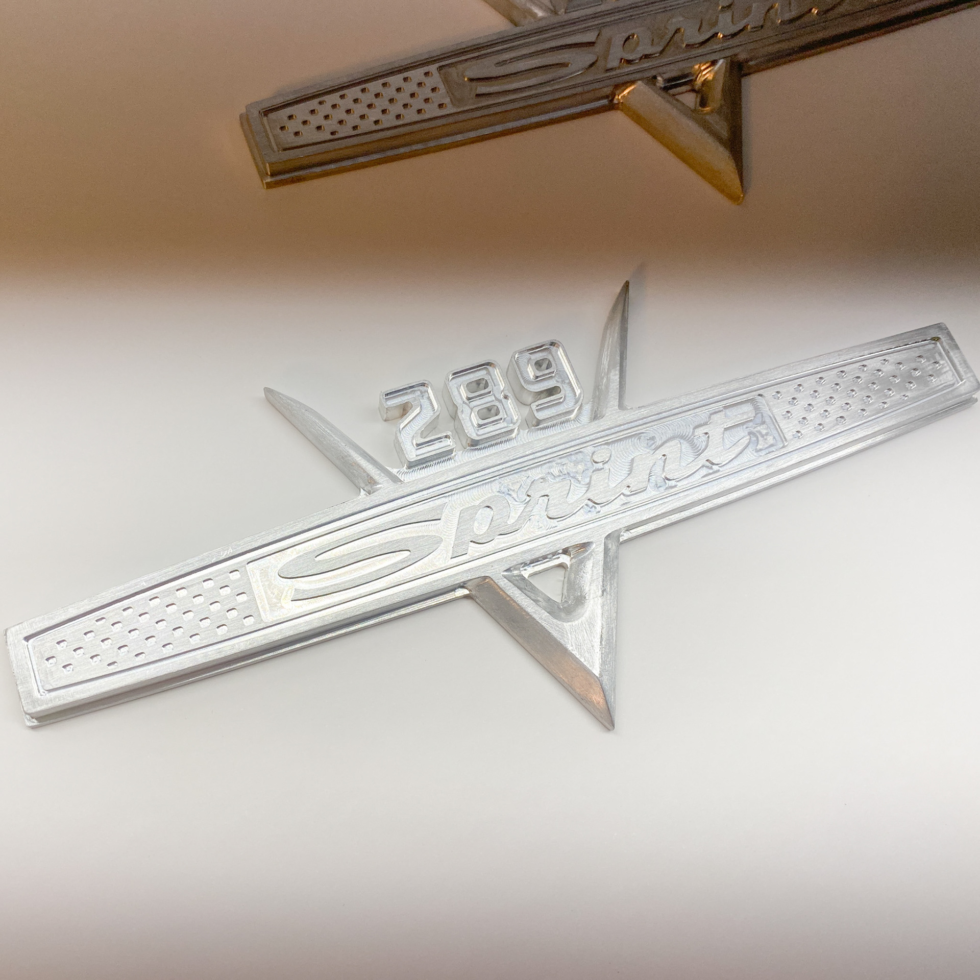 1965 falcon sprint fender emblem