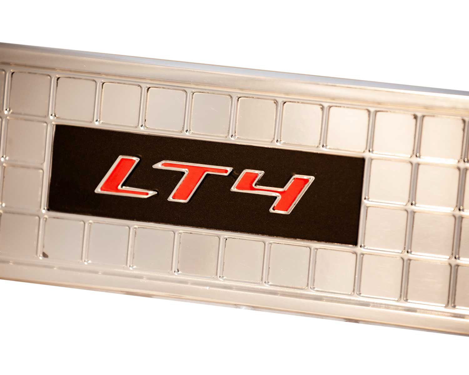 1967 Chevy Nova trunk emblem molding