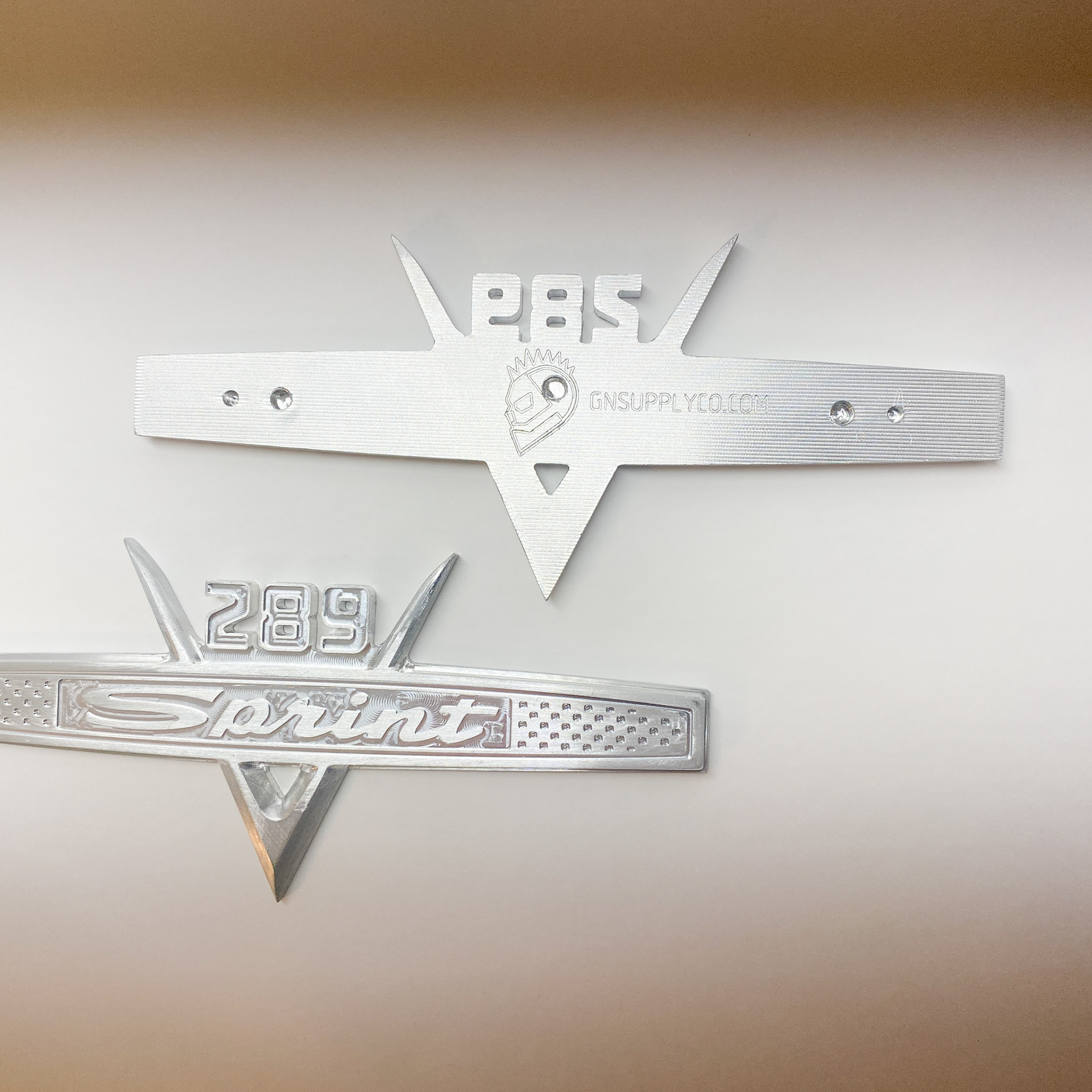 1965 falcon sprint fender emblem