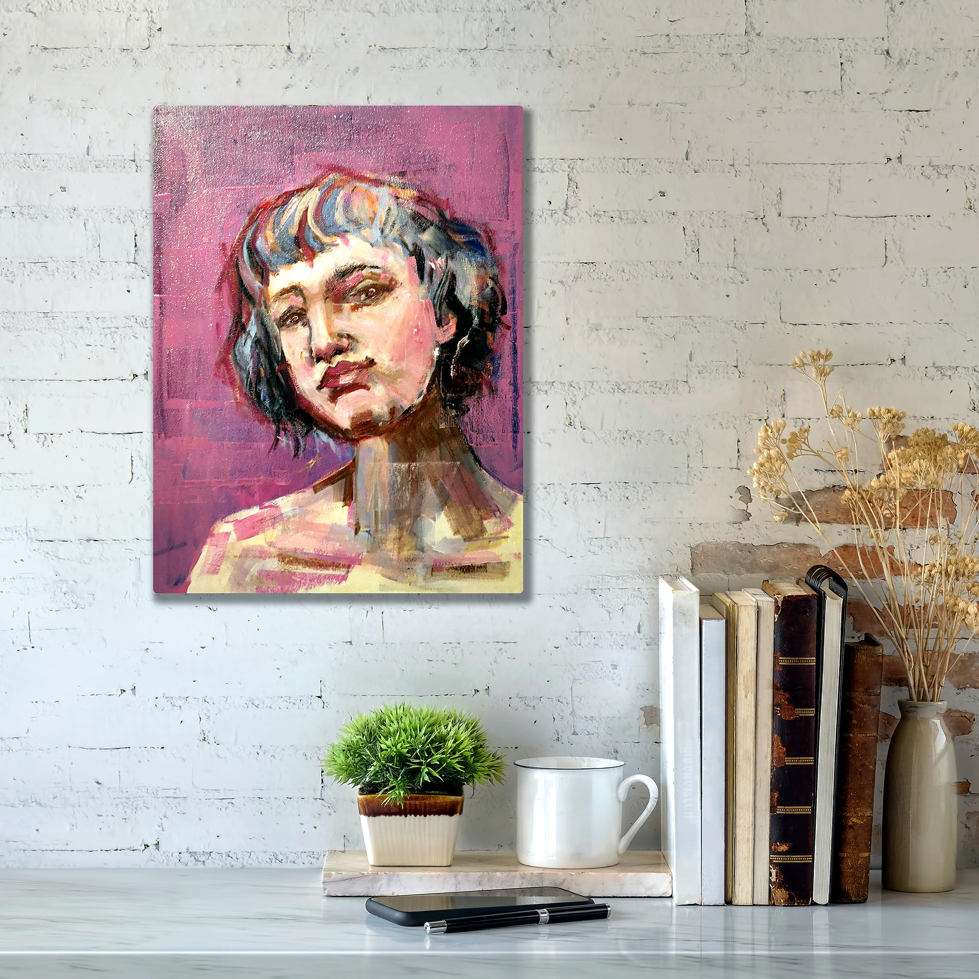 Oil Portrait by Daniel Robinson Miller