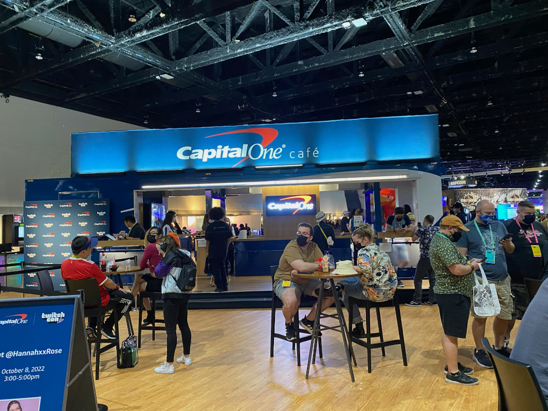 TwitchCon Capital One Cafe Pod Experience