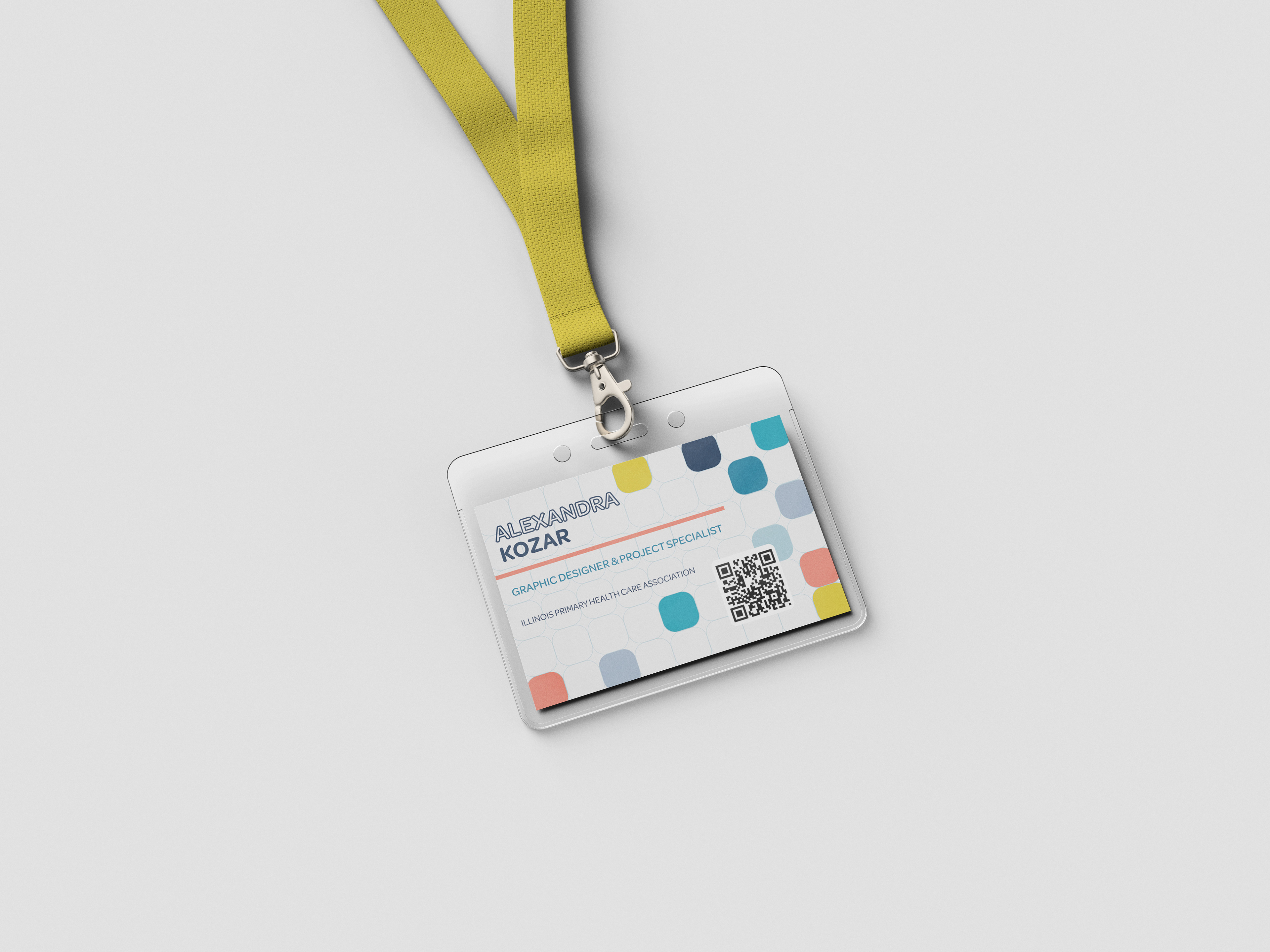 Closeup of Conference Name Badges