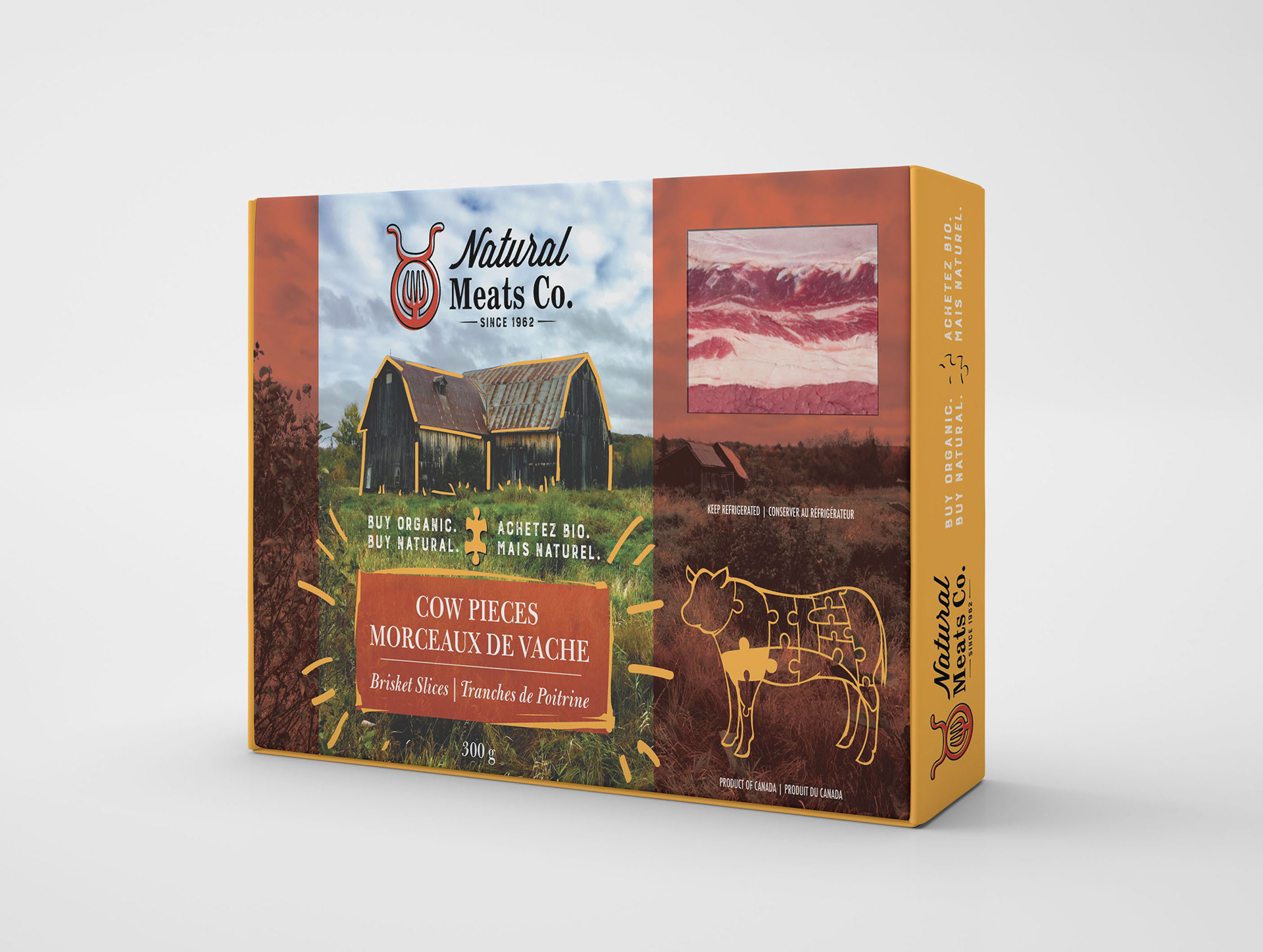 Natural Meats, Co. box