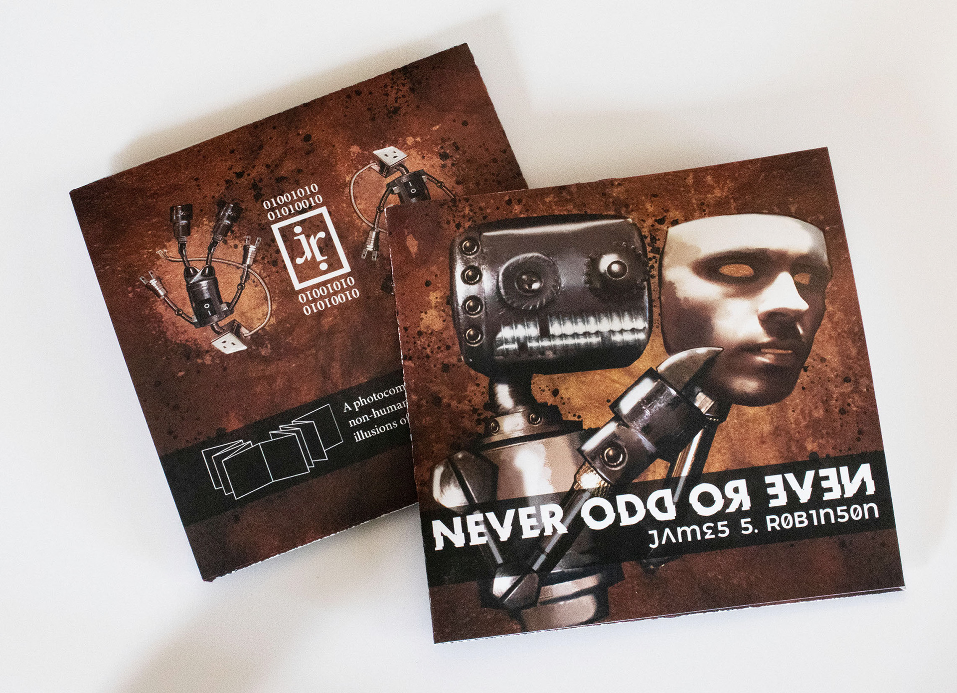 Front and back of slipcase.