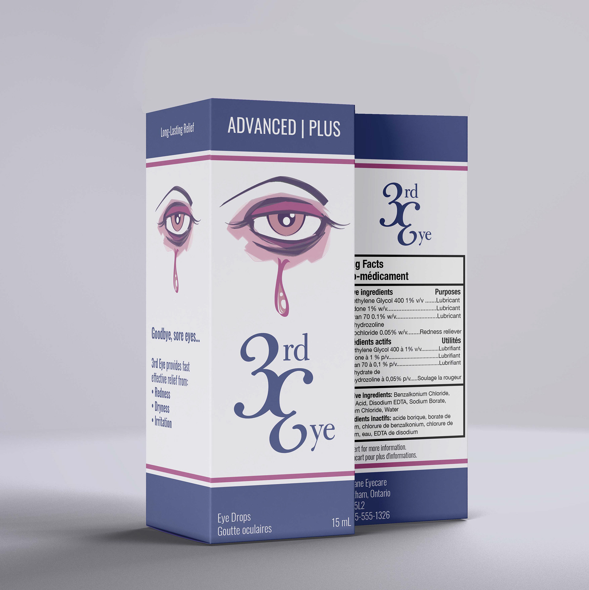 3rd Eye eyedrops box