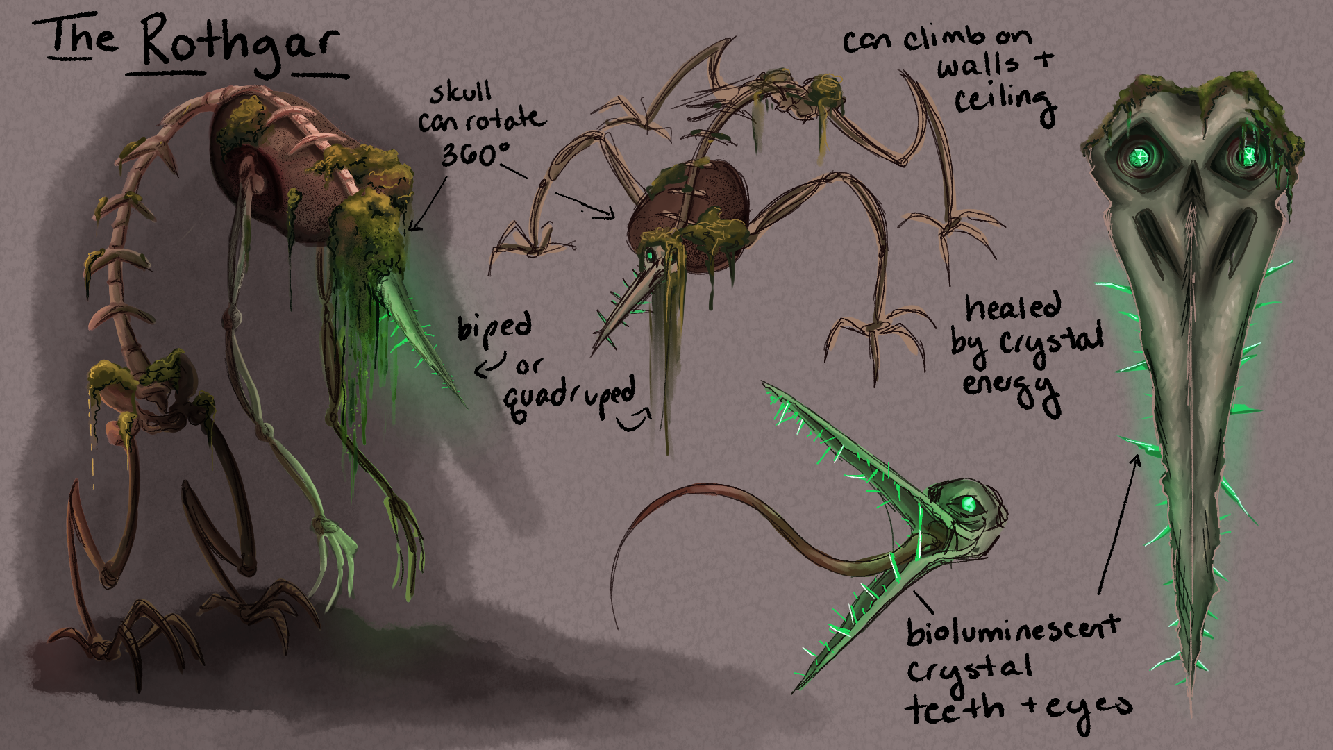 The Rothgar, Creature Design