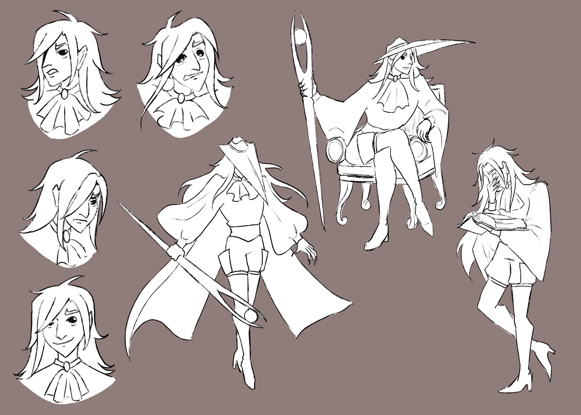 Rae Redesign Poses