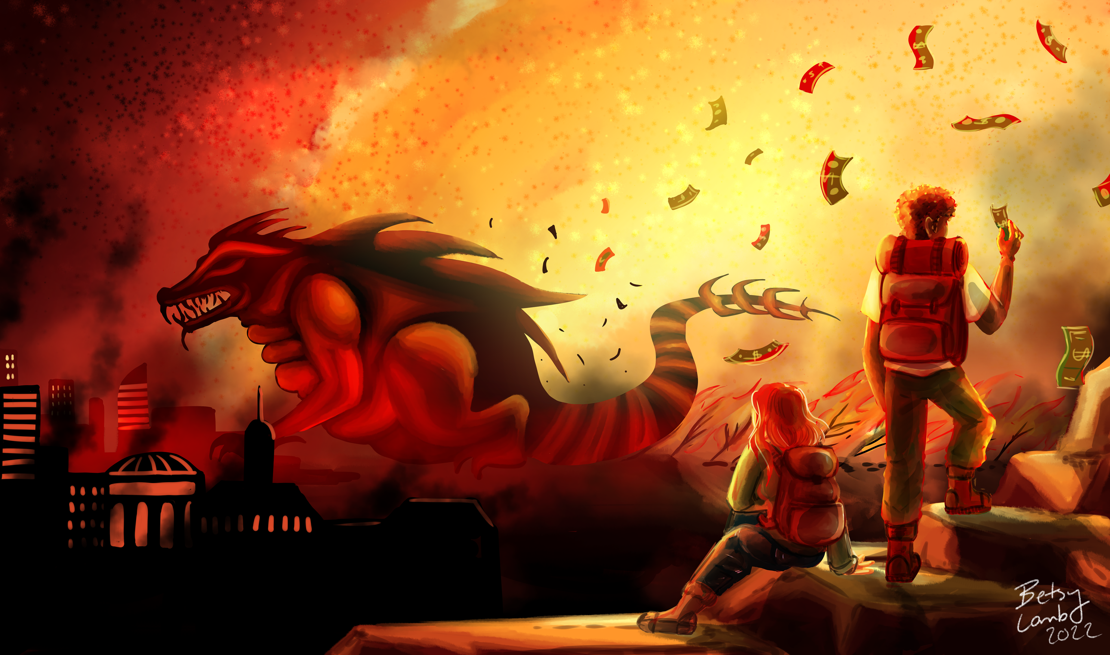 "The Market" Illustration