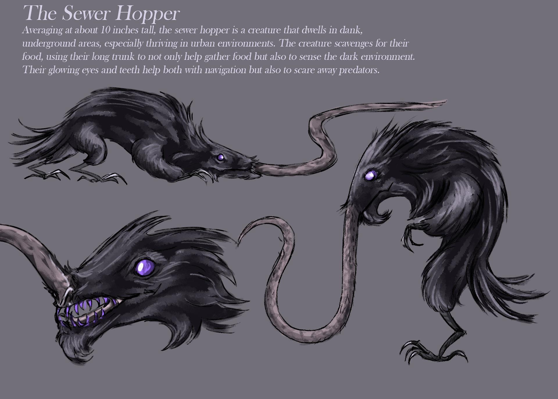The Sewer Hopper, Creature Design