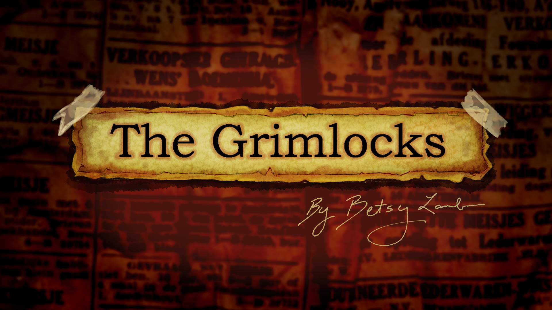 "The Grimlocks" Pg 1