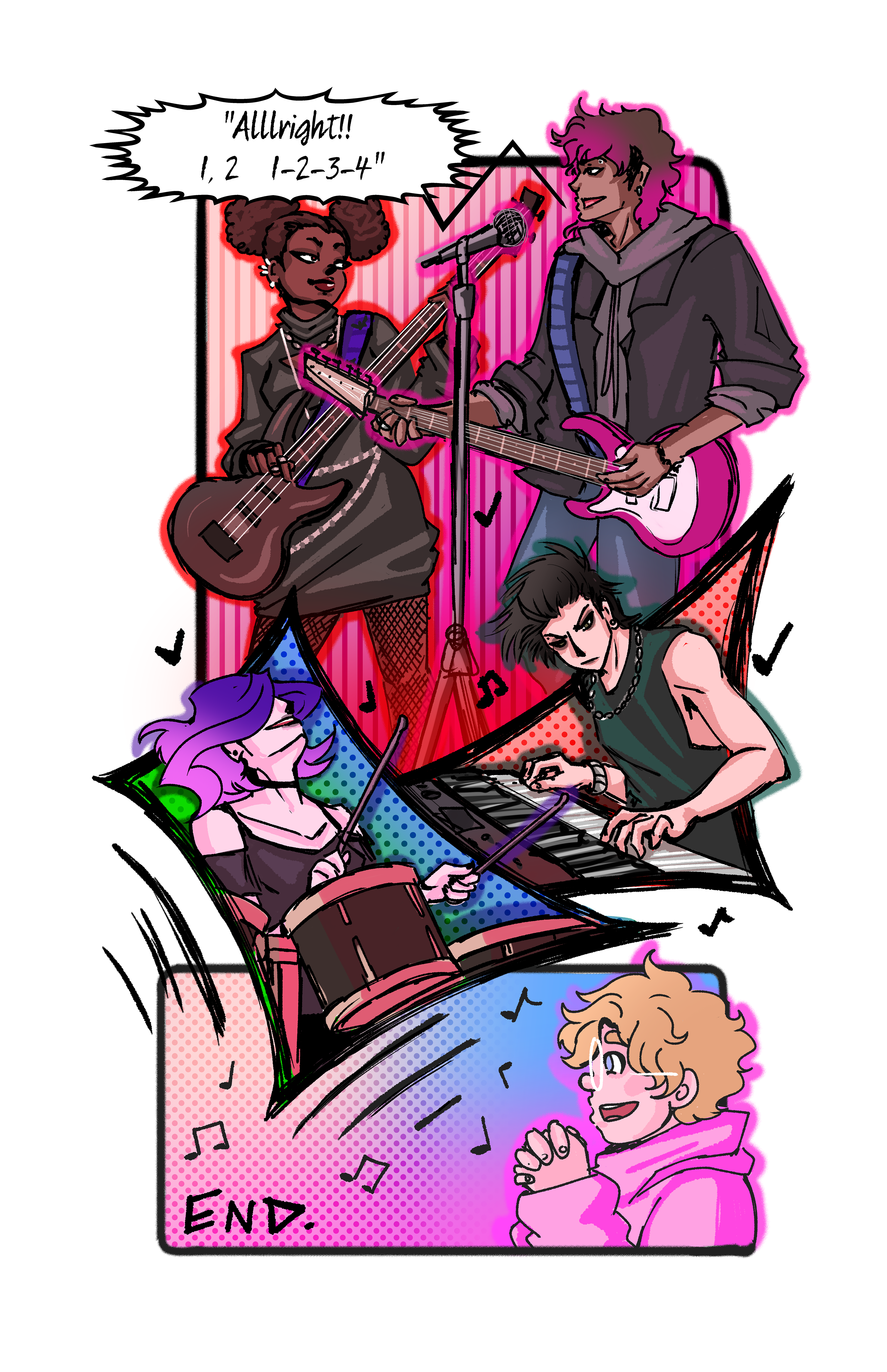 "TV + The Stars" Comic Page