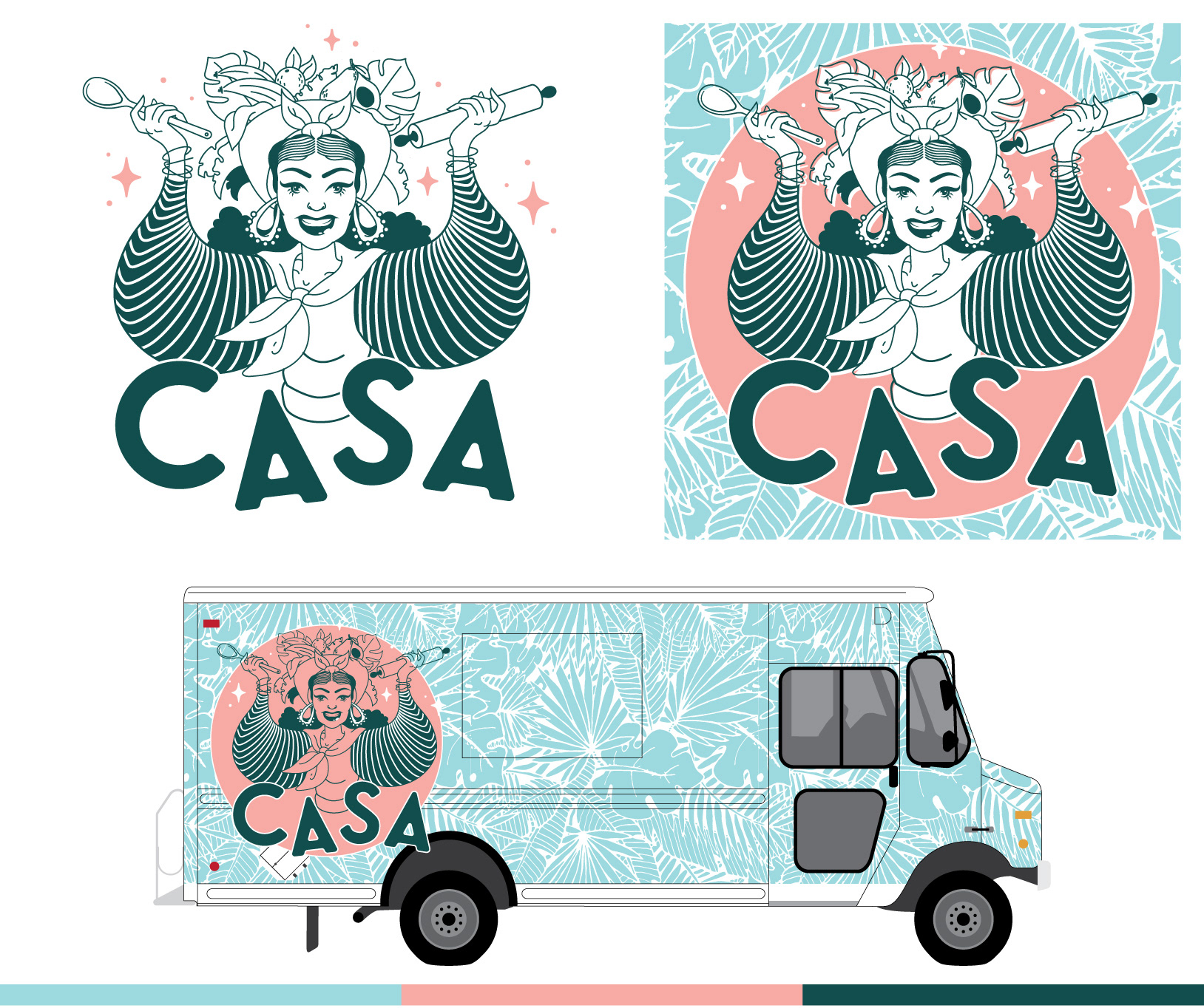 Brandmark for a local Charlotte foodtruck