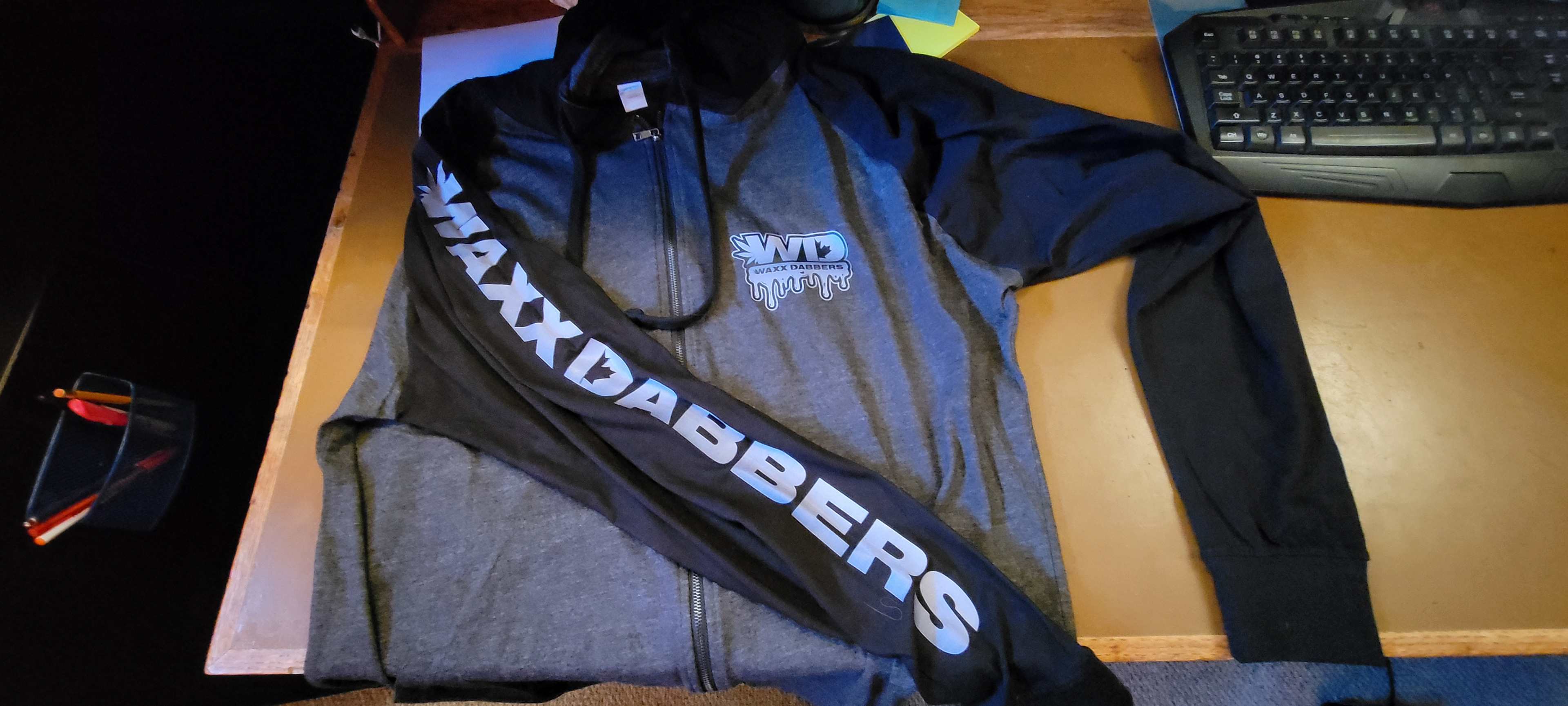 Front hoodie design.