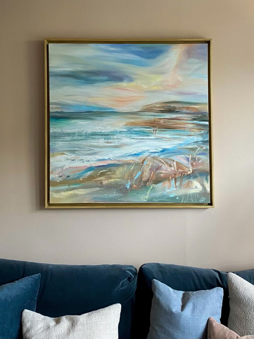 'Solace' 100cm x 100cm