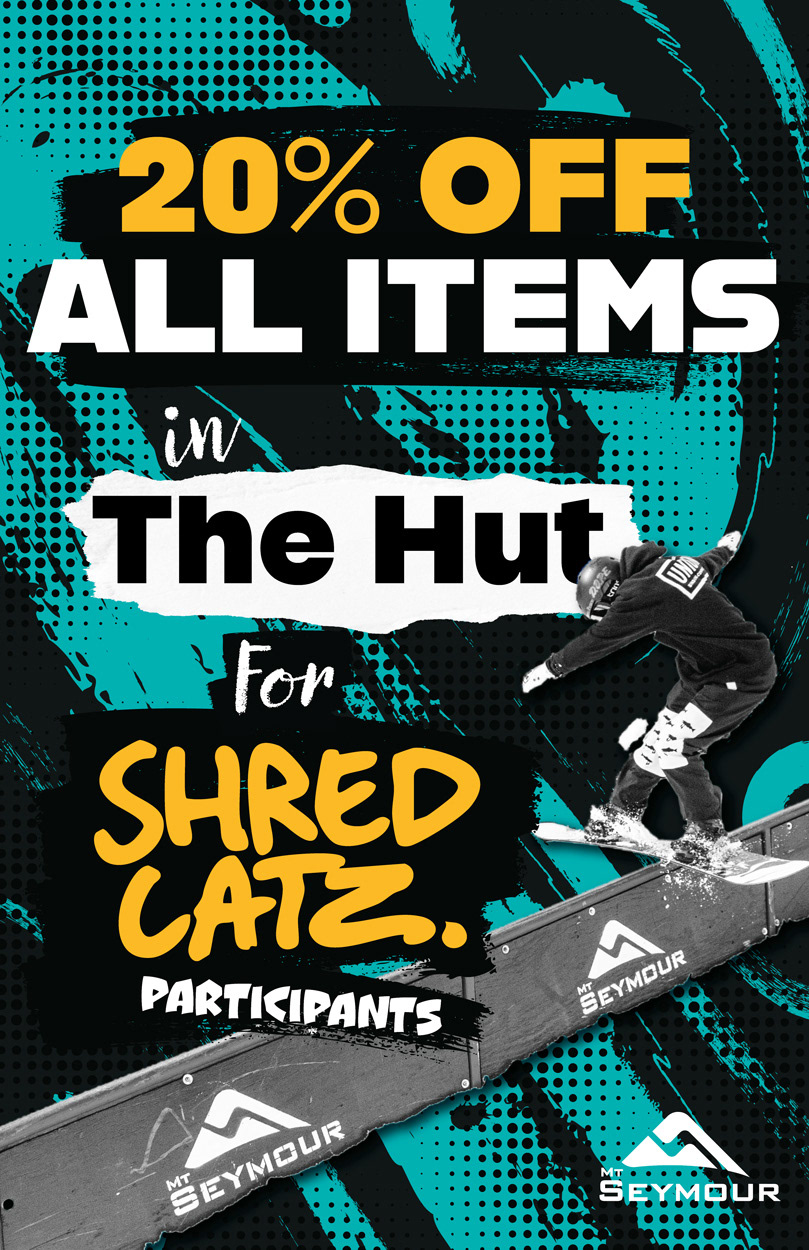 Shred Catz Events Retail Discount Poster