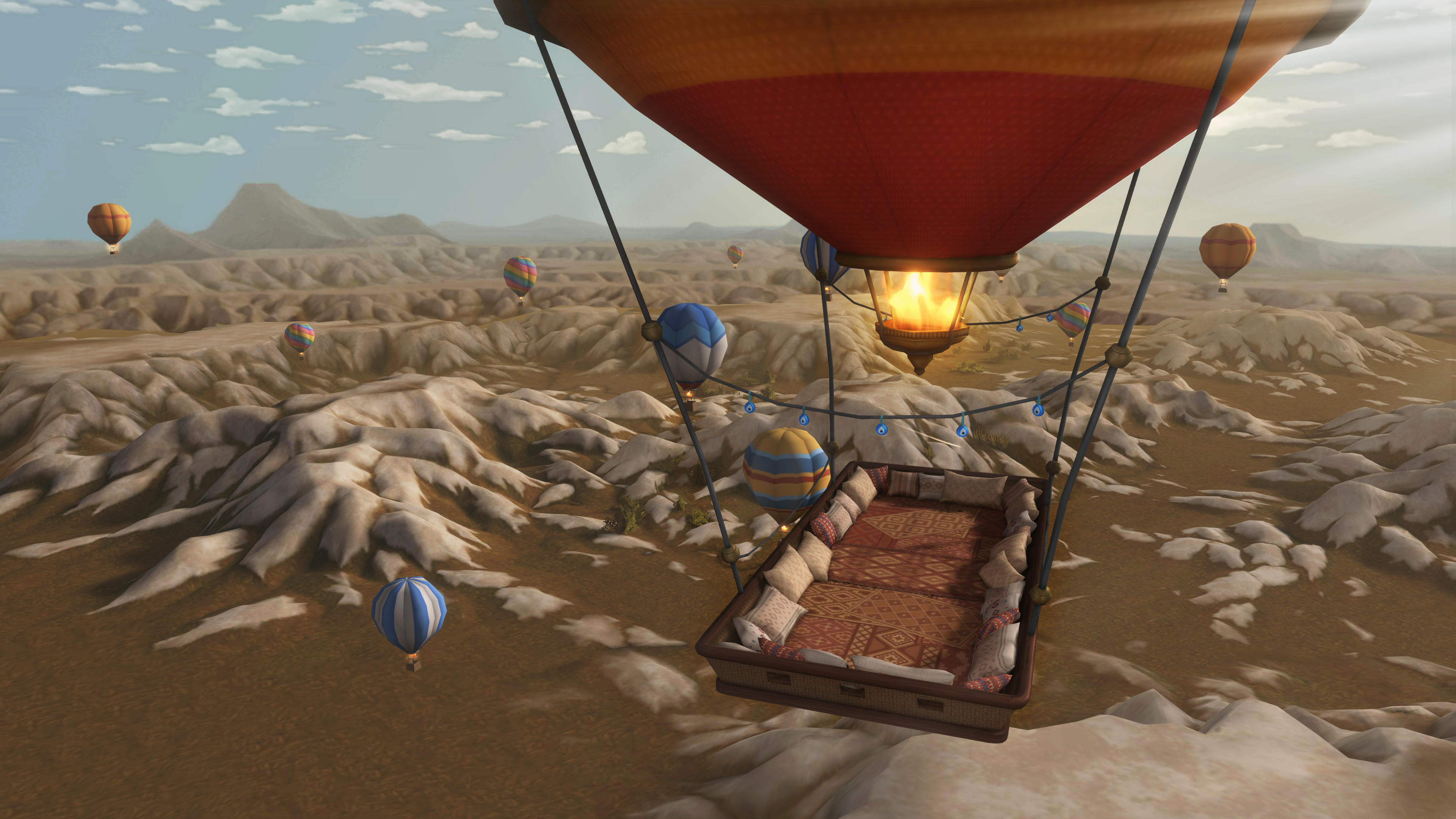 地圖主題：土耳其，負責： 場景3D製作, 障礙物設計 Unity Lighting & Bake