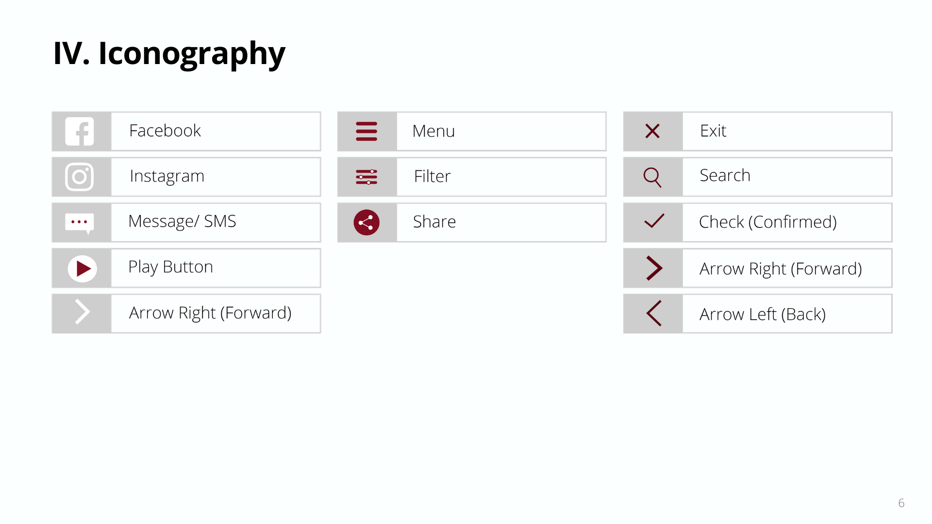 Style Guide | Iconography