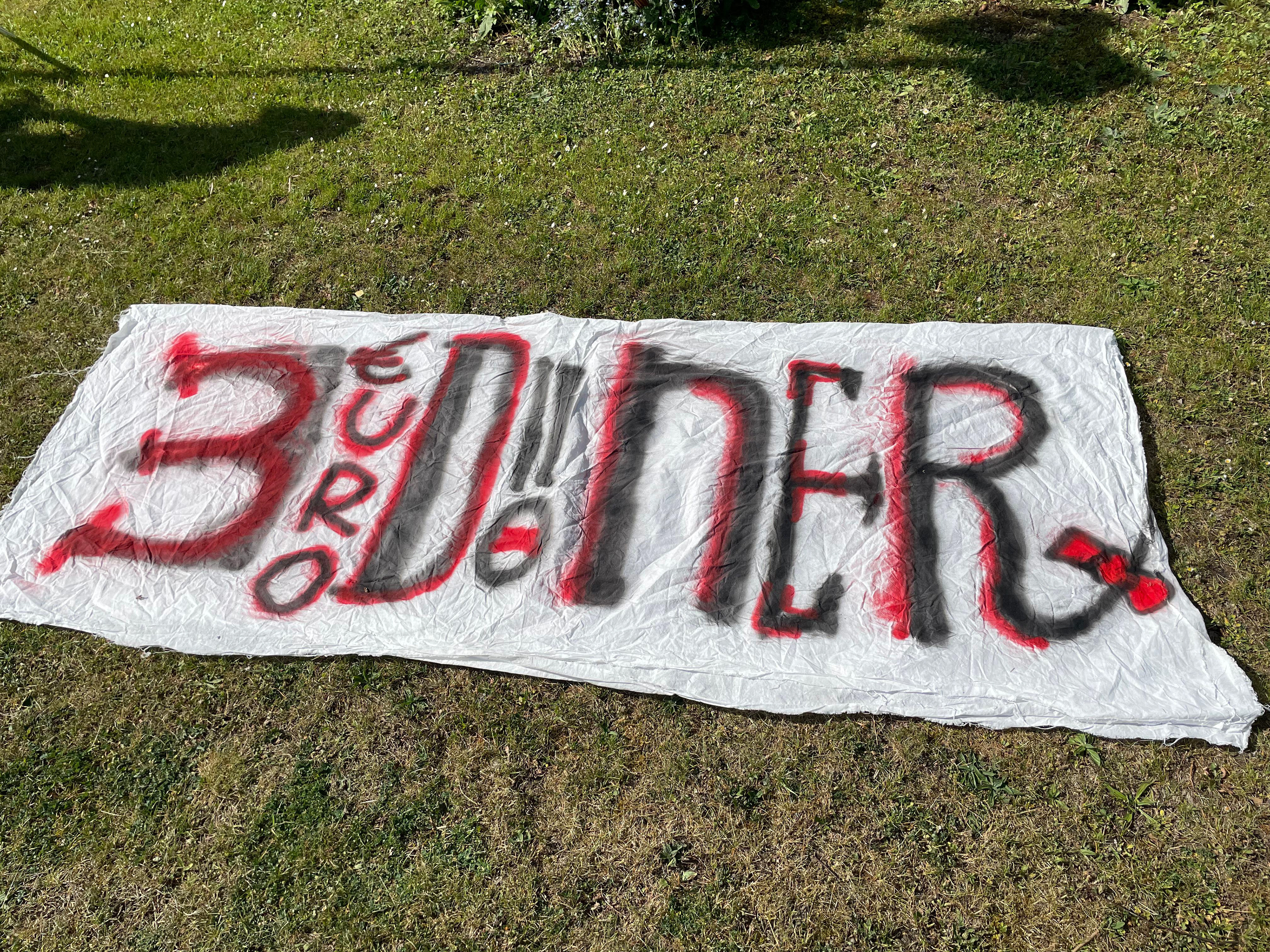Der Banner. mit einer wichtigen Botschaft