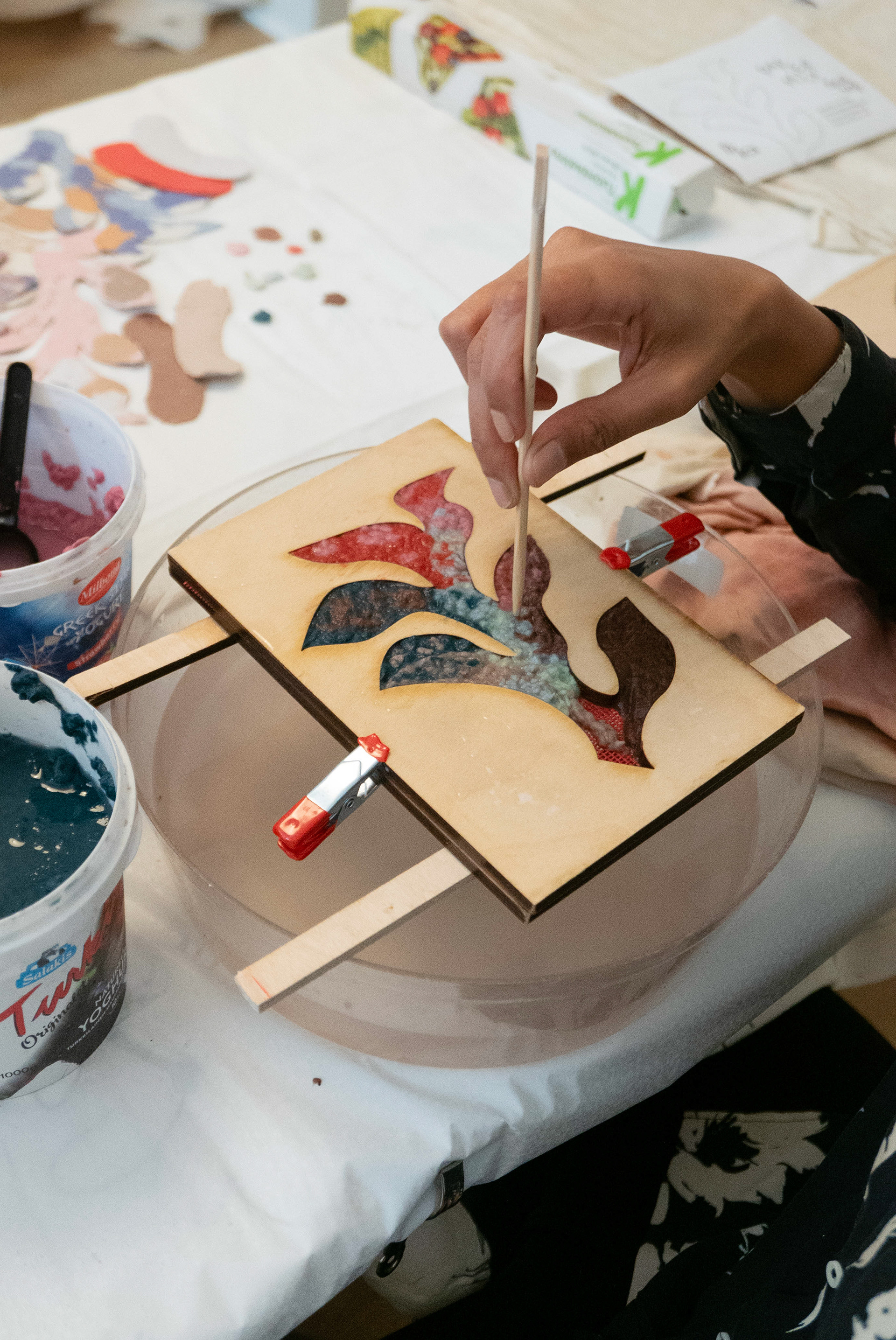 Pop Up workshop during  Livingroom Hangouts event by Studio D-Ja in Helsinki