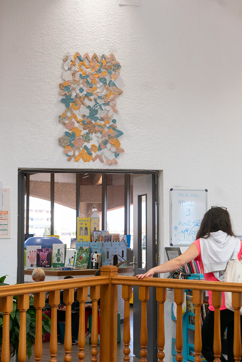 Fresco workshop at Vence's library