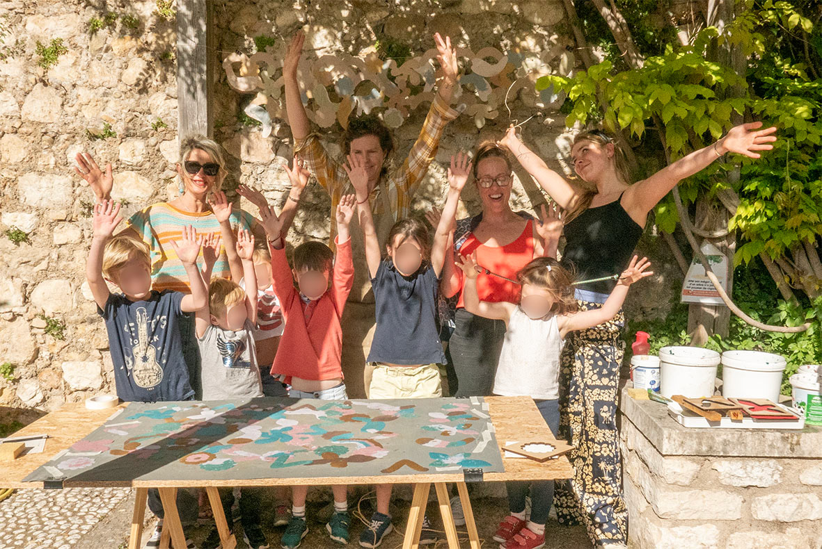 Outdoor workshop for Saint Paul de Vence Tourism Information Office