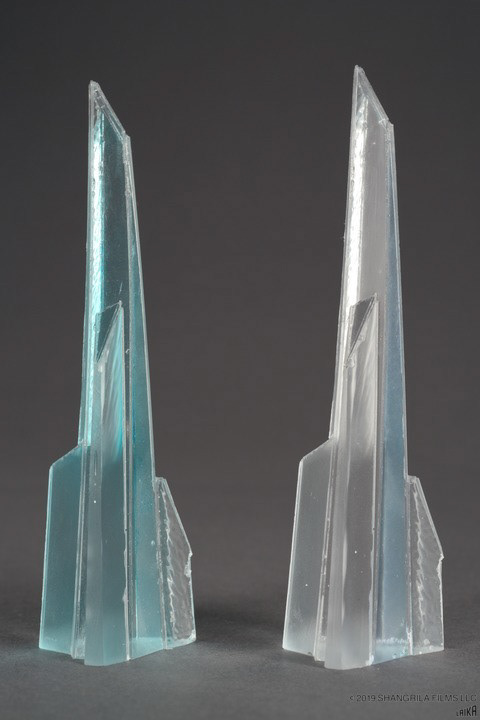 Clear resin castings for Ice Bridge