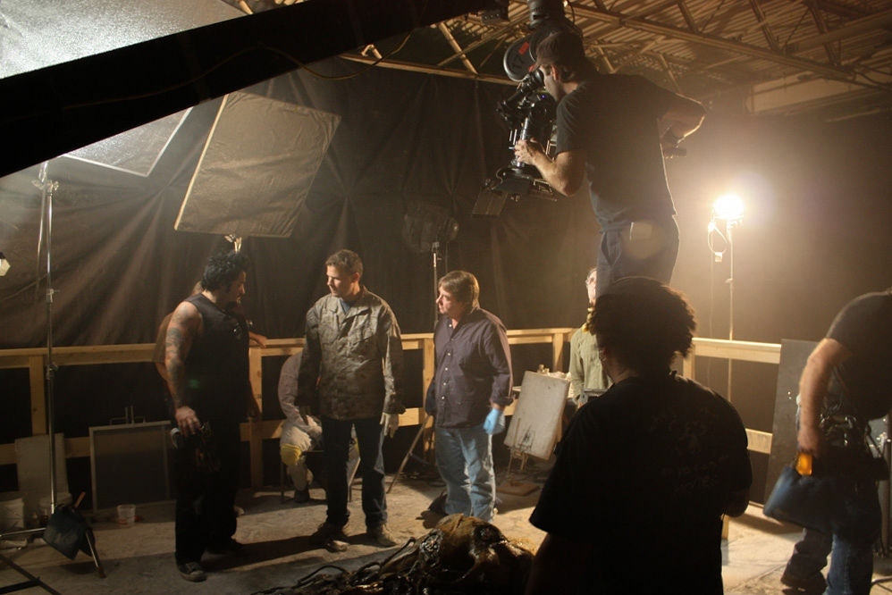 Cinematographer Lukas Ettlin framing up